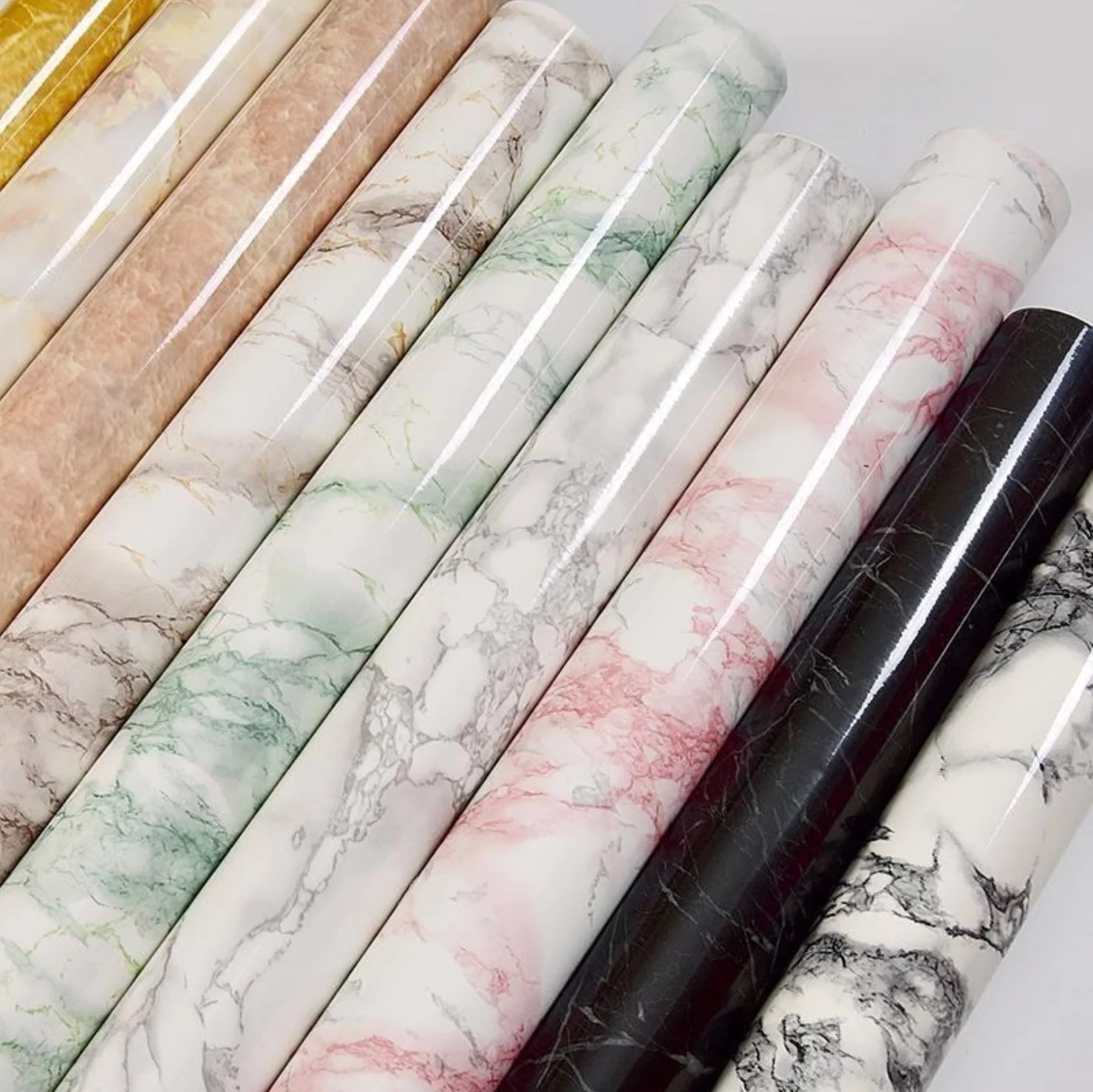 MARBLE Marble Self Sticking Paper - White - Image 3