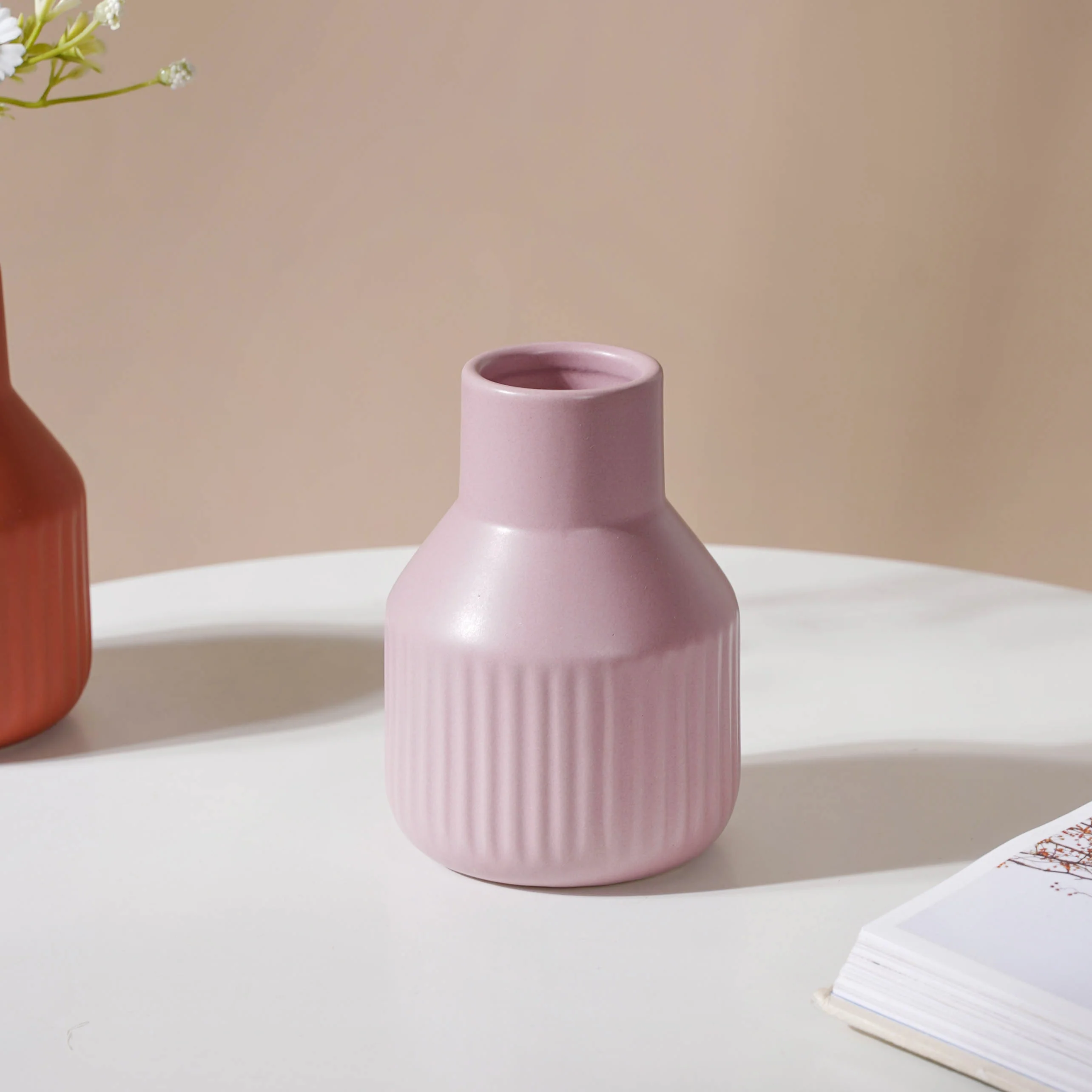 Matte Soft Hued Vase - Image 7