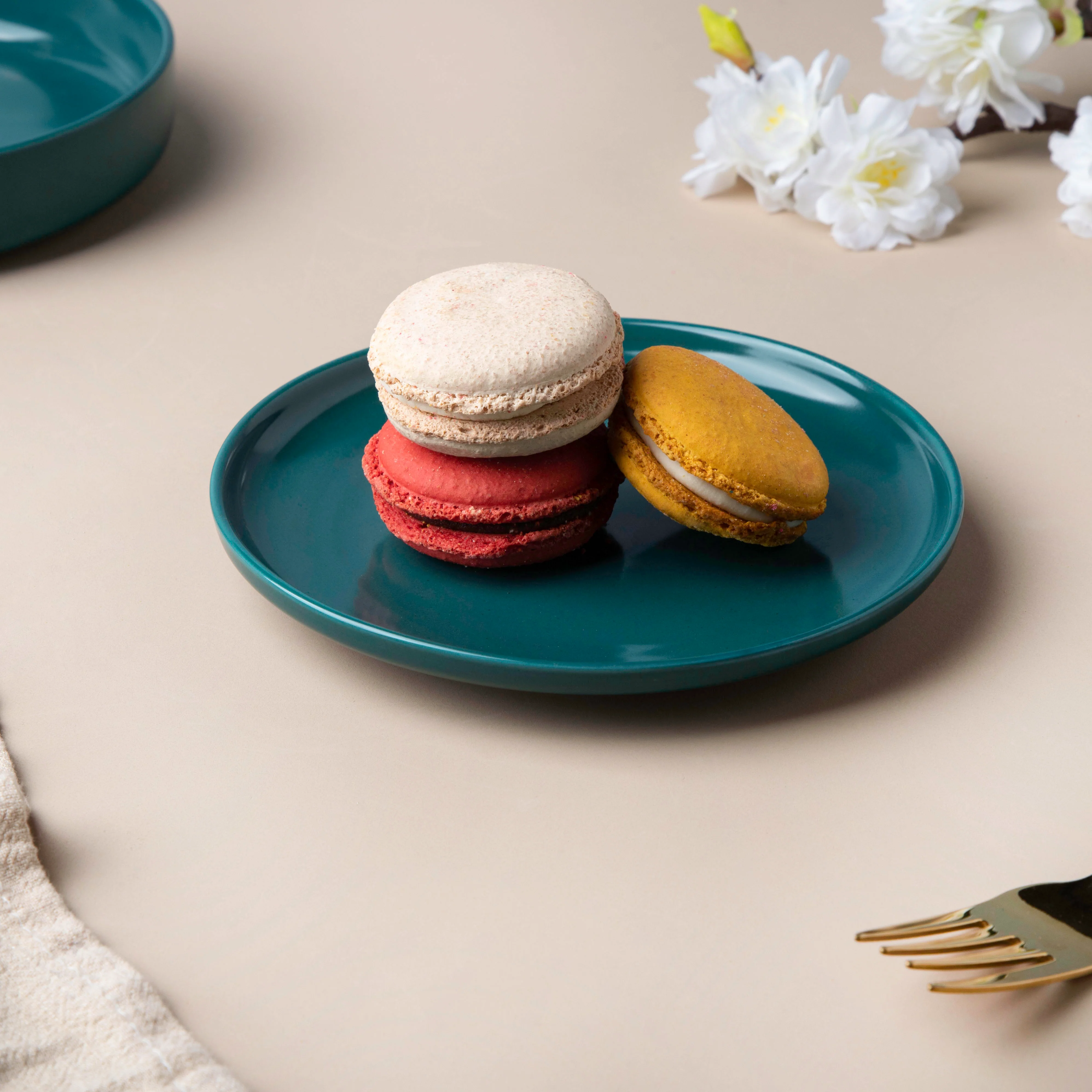 Matte Teal Side Plate - Image 3