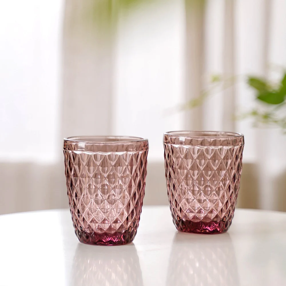 Mauve Orchid Drinking Glass Set of 4 - Image 7