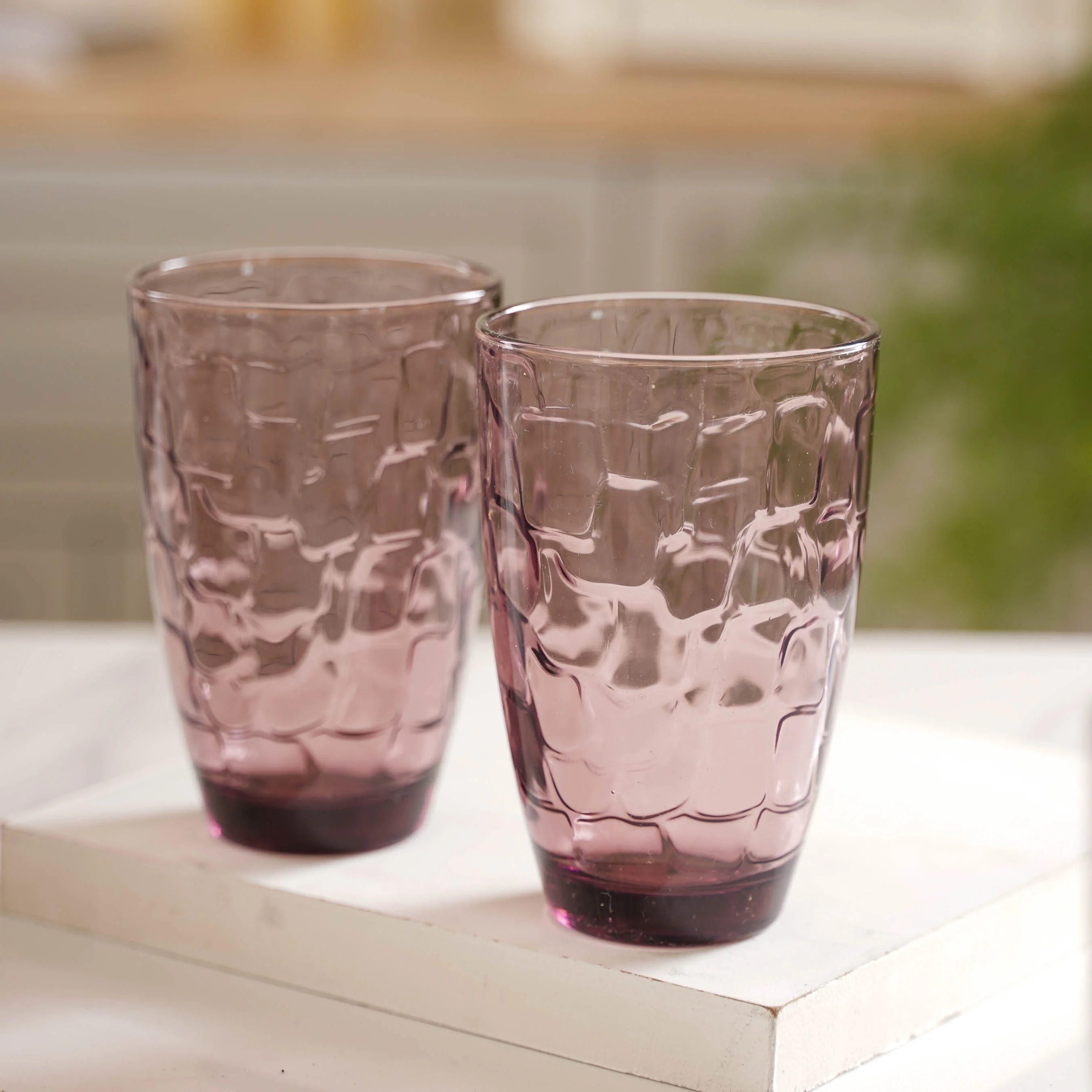 Mauve Orchid Water Tumbler Set of 6 - Image 4