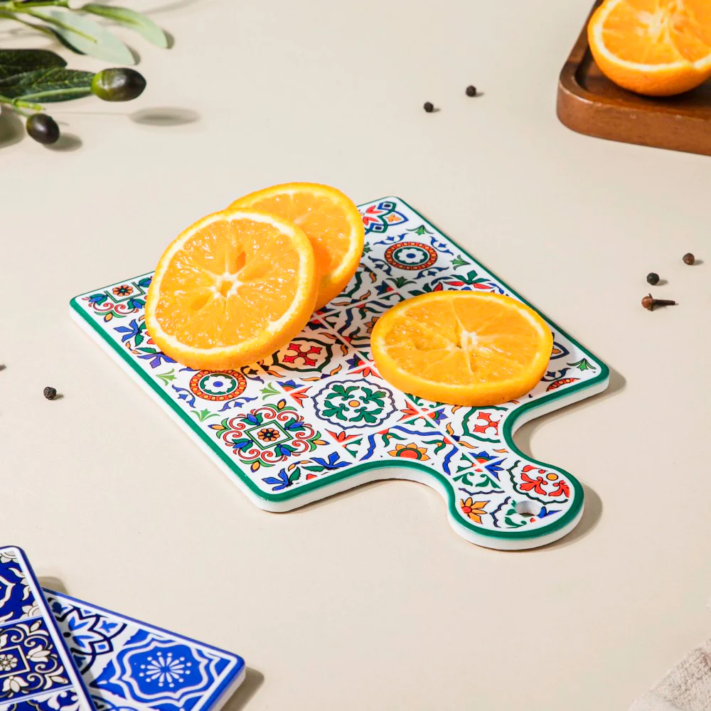 Mediterranean Trivet With Handle Multicolour 9 Inch - Image 4