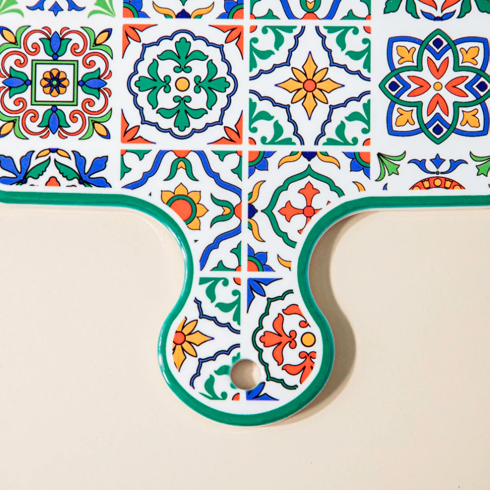 Mediterranean Trivet With Handle Multicolour 9 Inch - Image 5