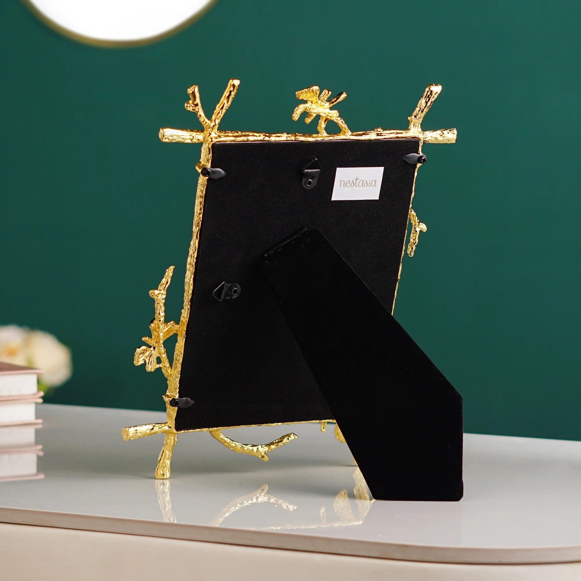 Medium Black Gold Art Photo Frame 13x18cm - Image 7