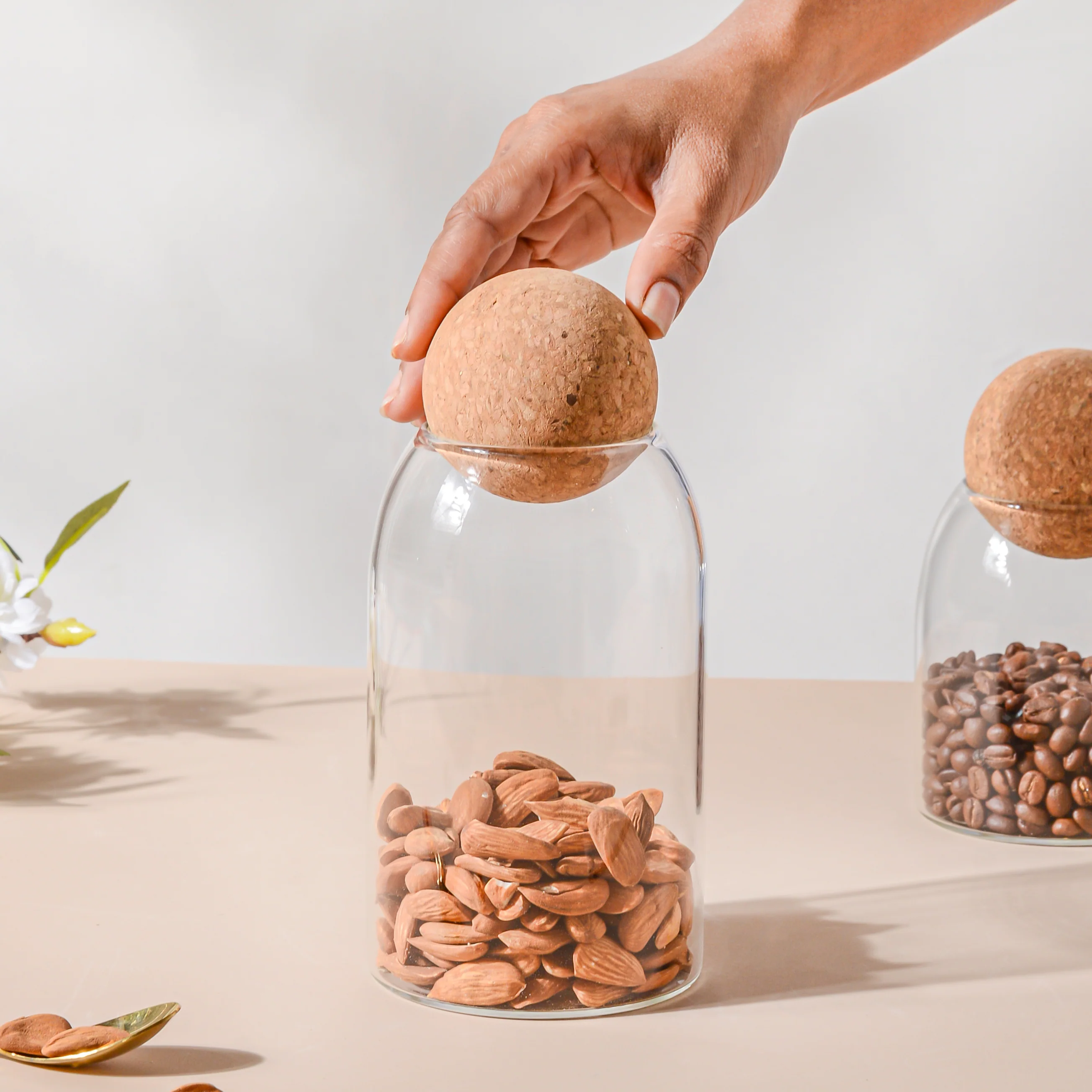 Medium Jar with Cork Lid - Image 2