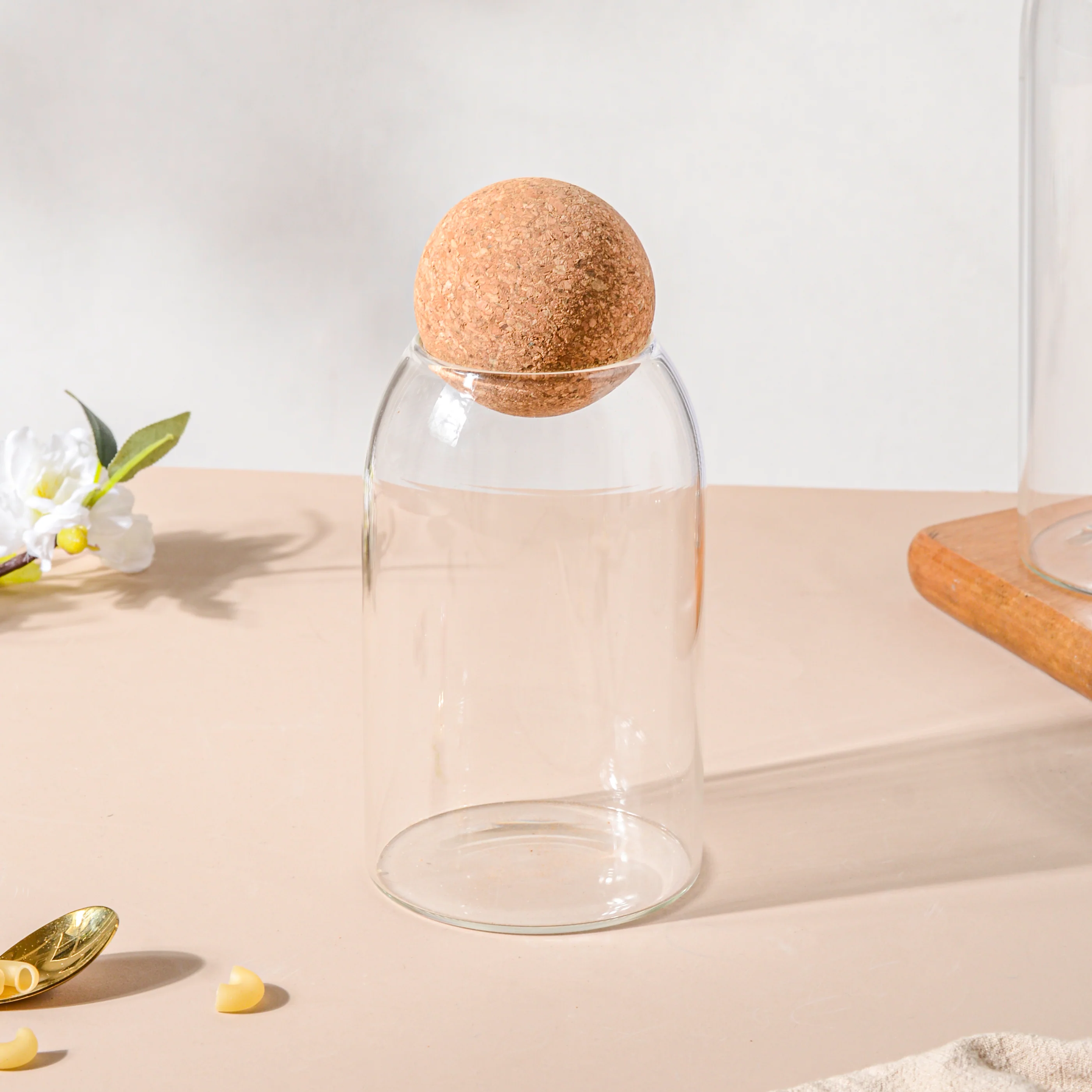 Medium Jar with Cork Lid - Image 3