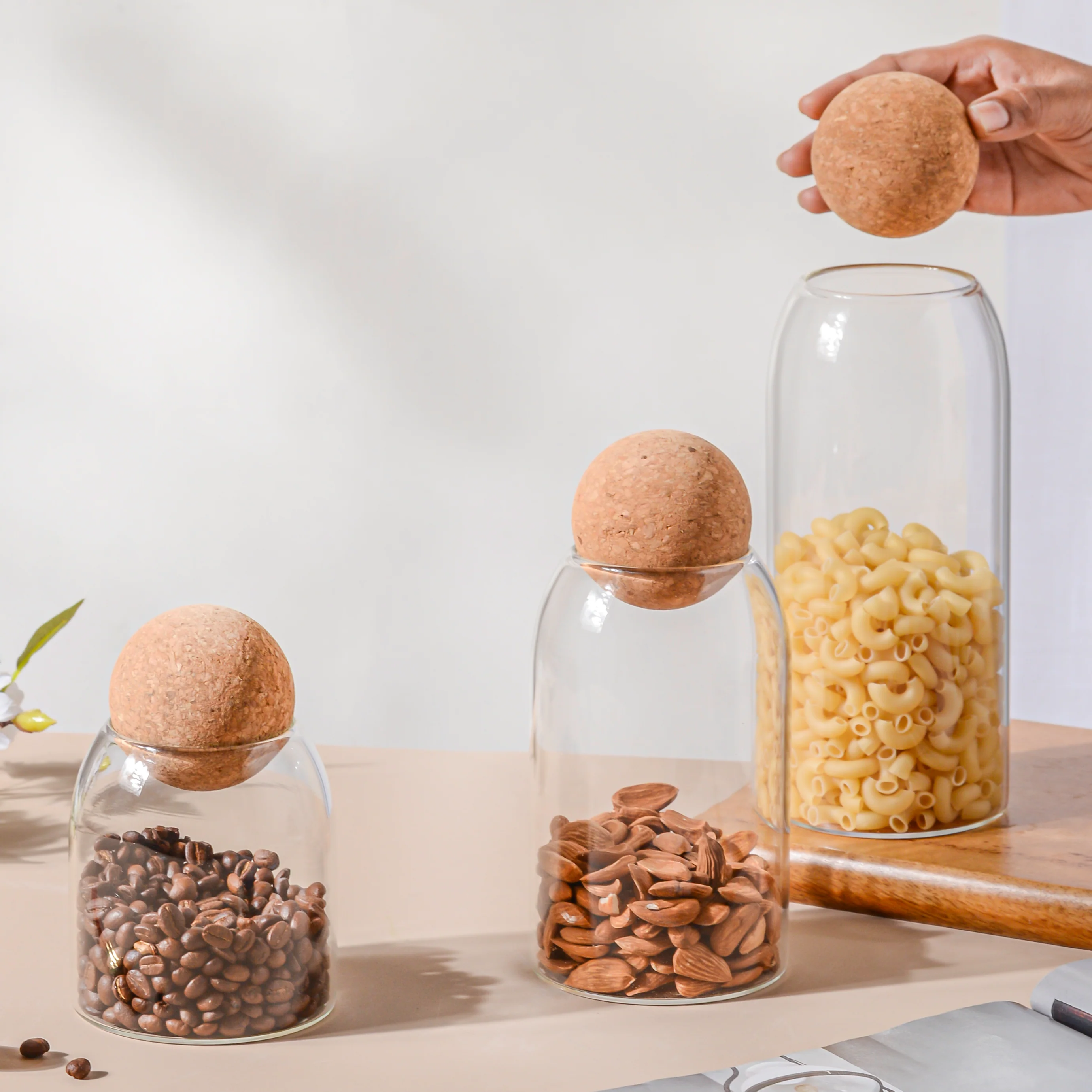 Medium Jar with Cork Lid - Image 6