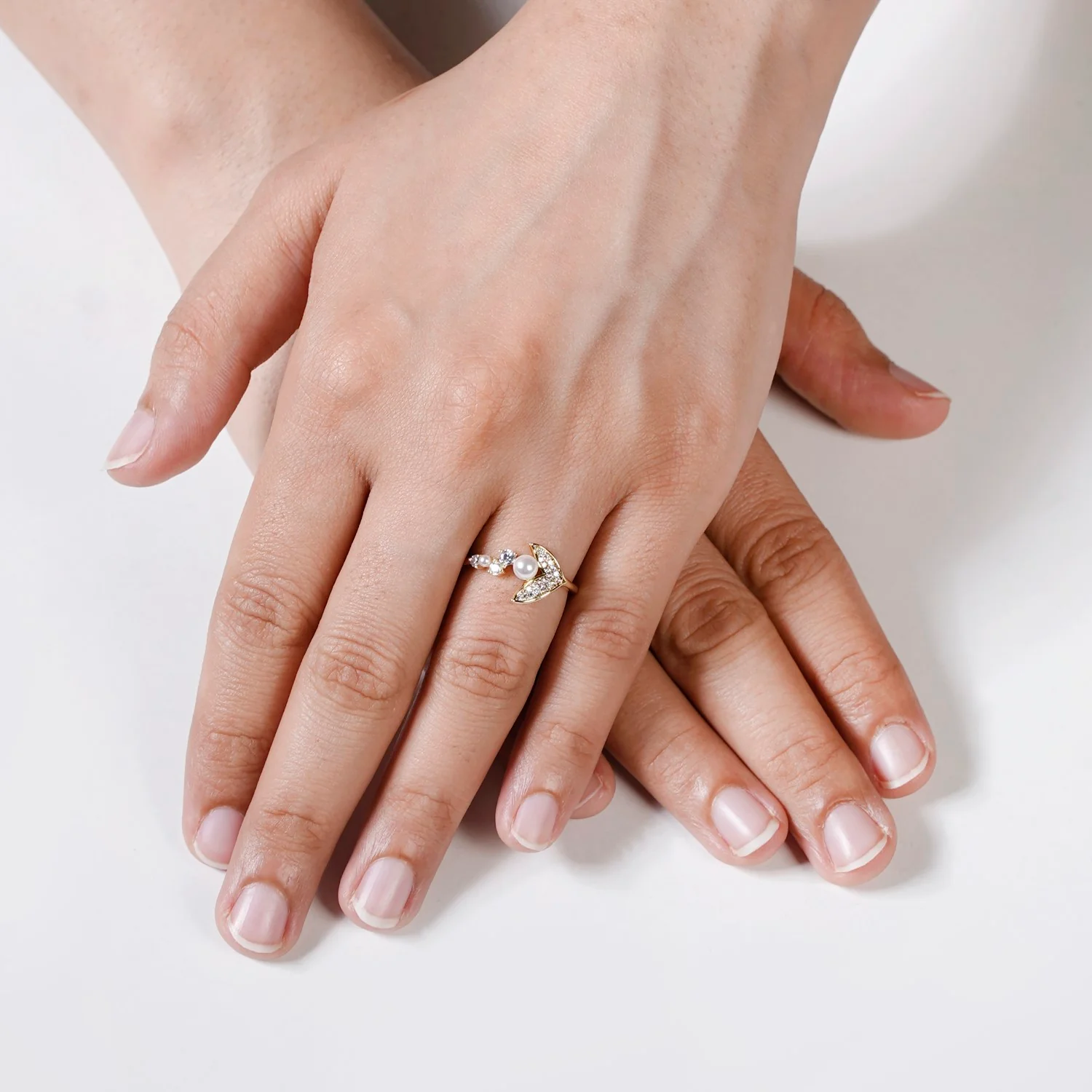 Mermaid Tales Gold Finger Ring - Image 2