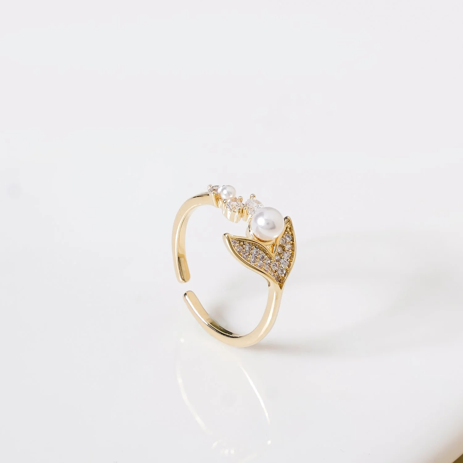 Mermaid Tales Gold Finger Ring - Image 5