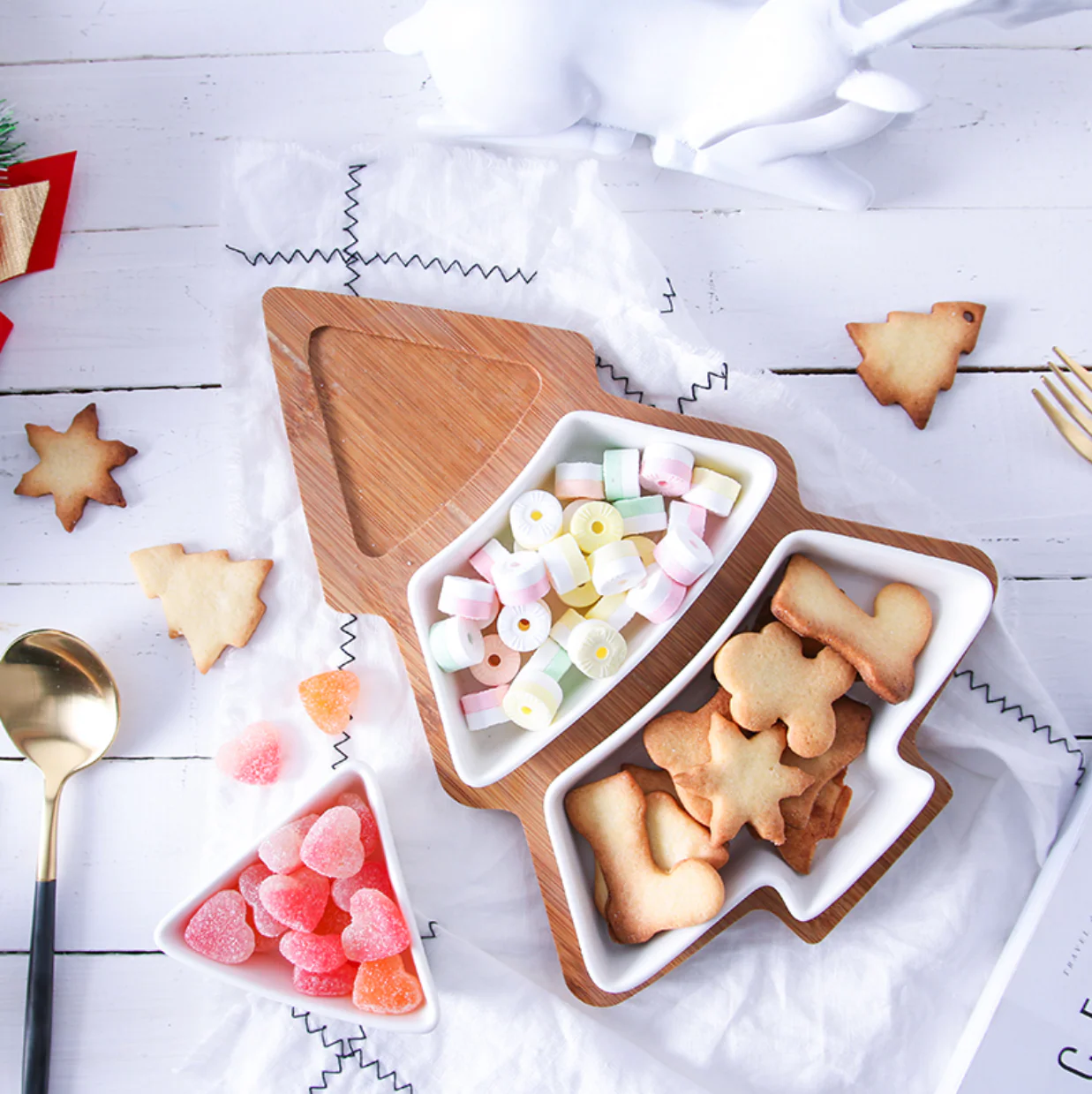 MERRY Christmas Tree Plate - Image 5