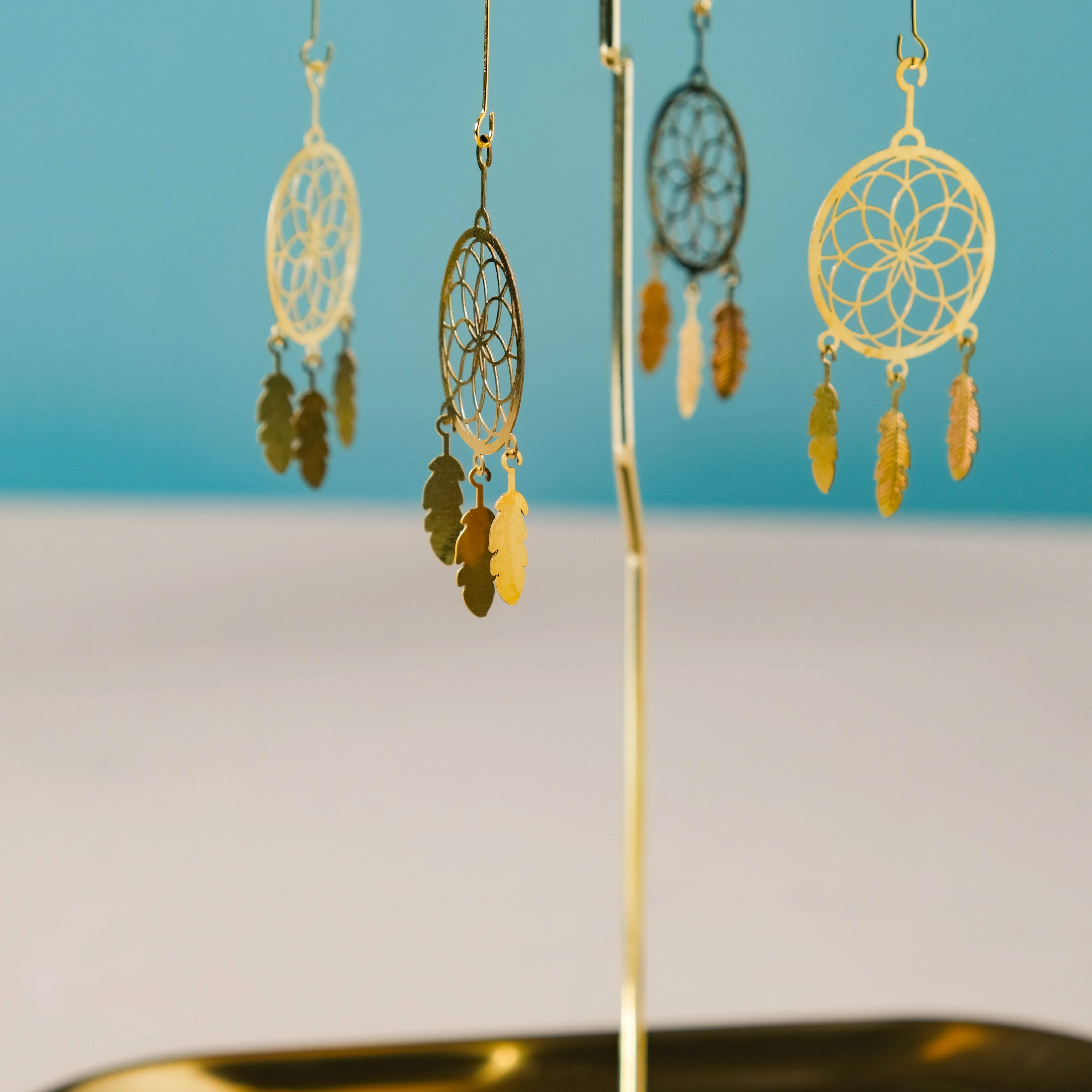 Metal Carousel Decor Floral Dreamcatchers - Image 4
