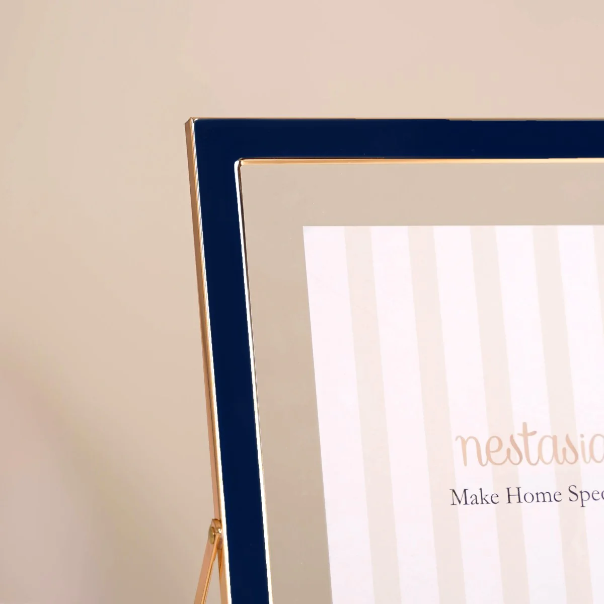 Metal Floating Picture Frame Navy Blue Set Of 3 - Image 6