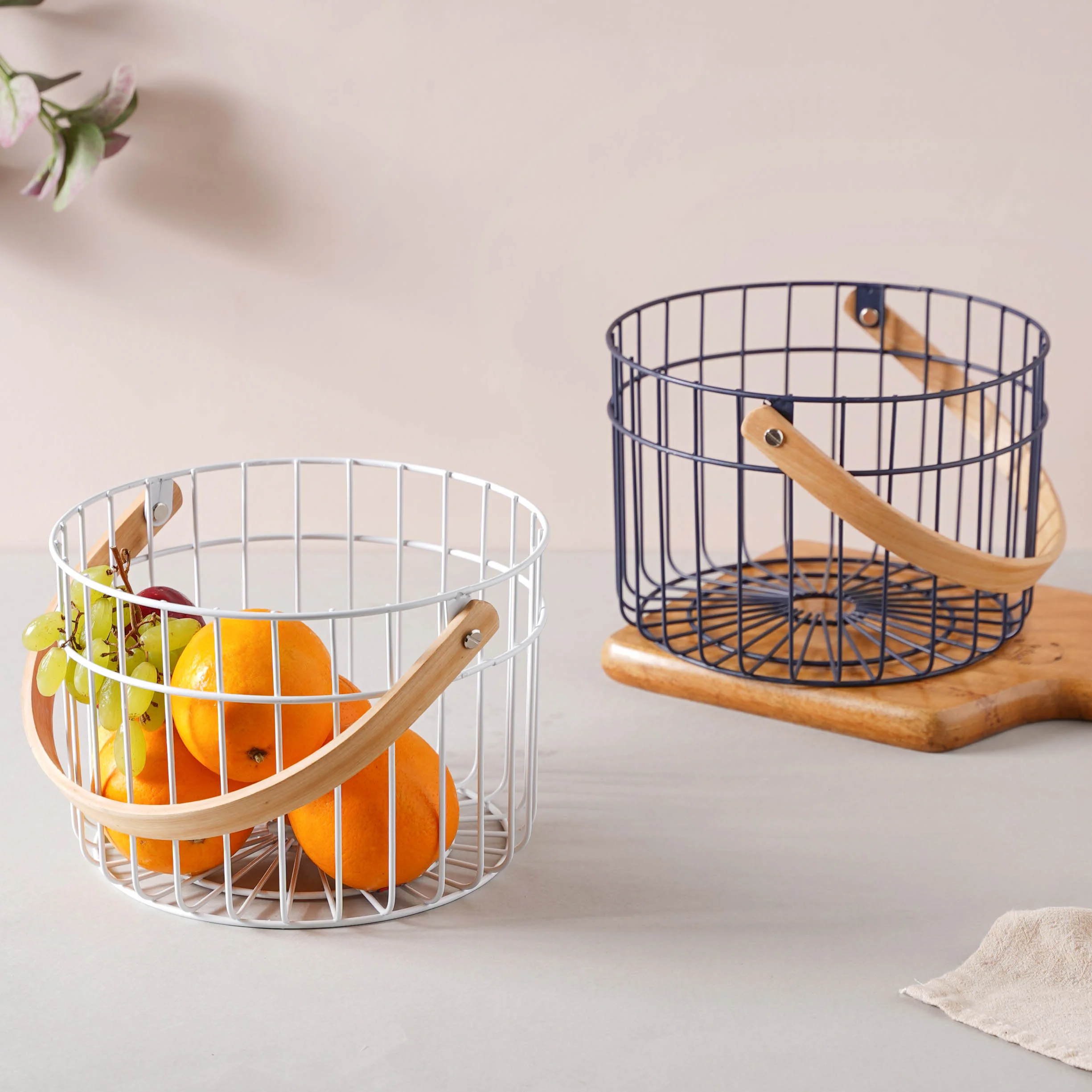 Metal Fruit Basket- Large - Image 2