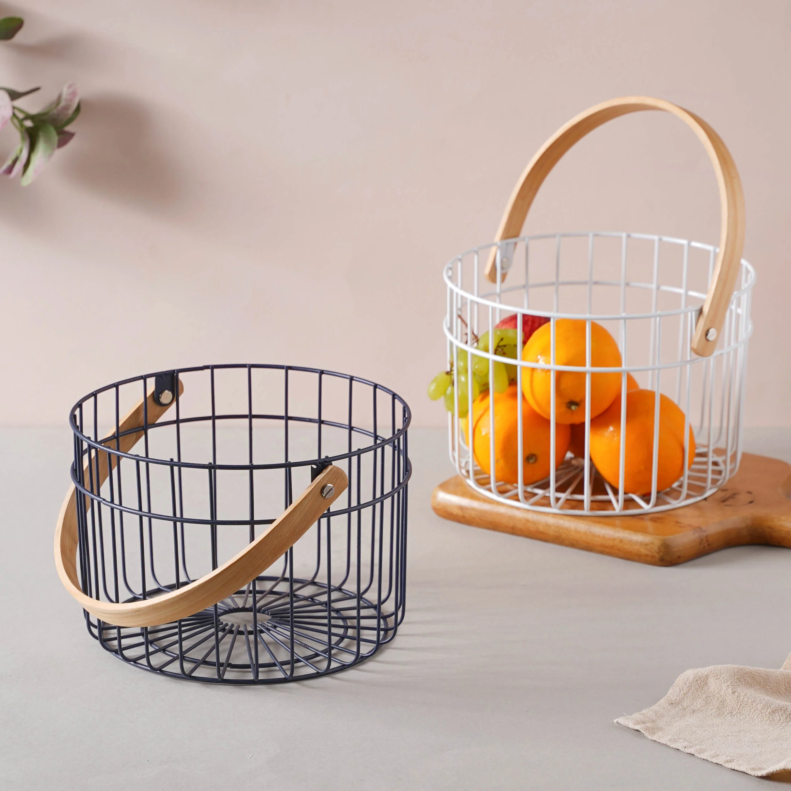 Metal Fruit Basket- Large - Image 3