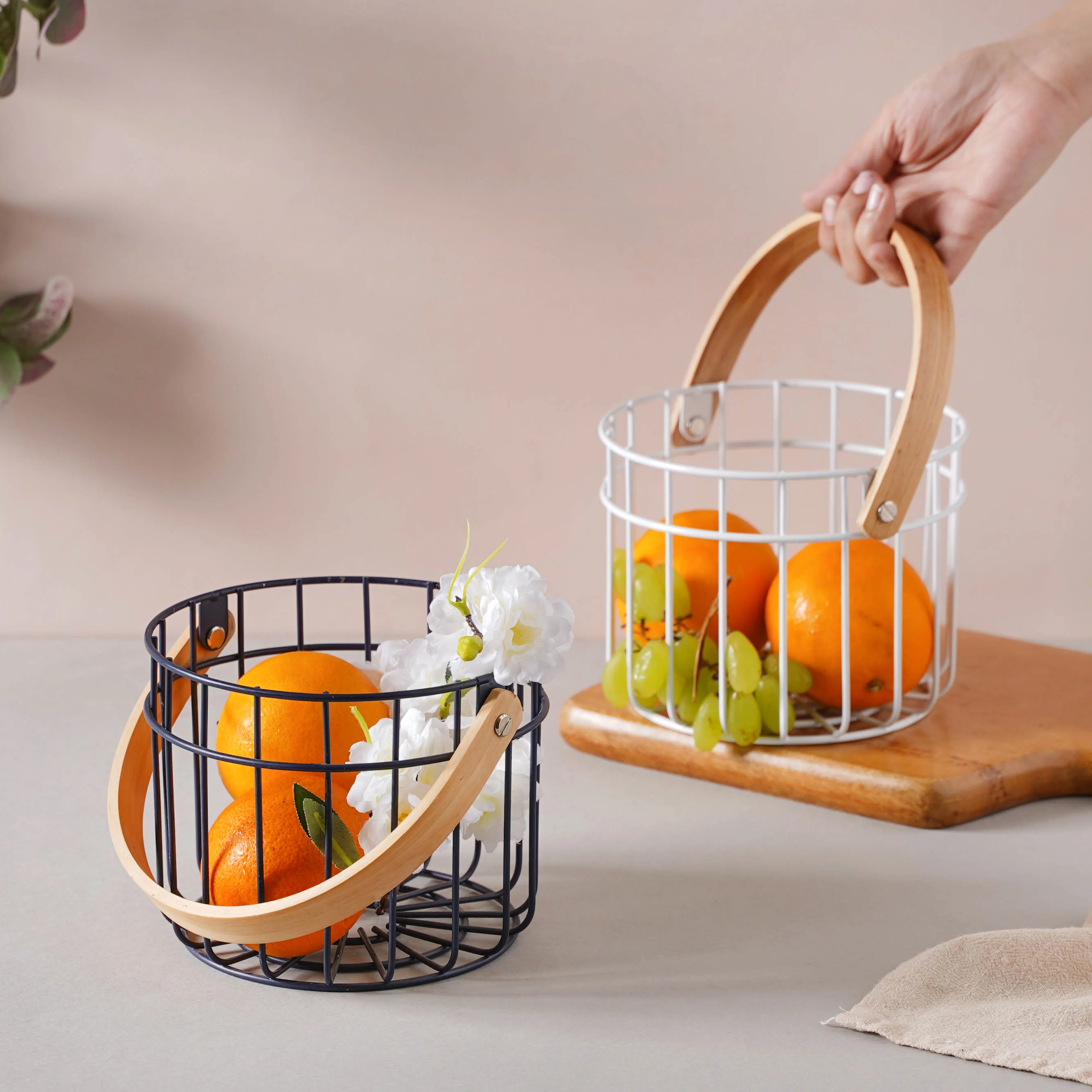Metal Fruit Basket- Small - Image 3