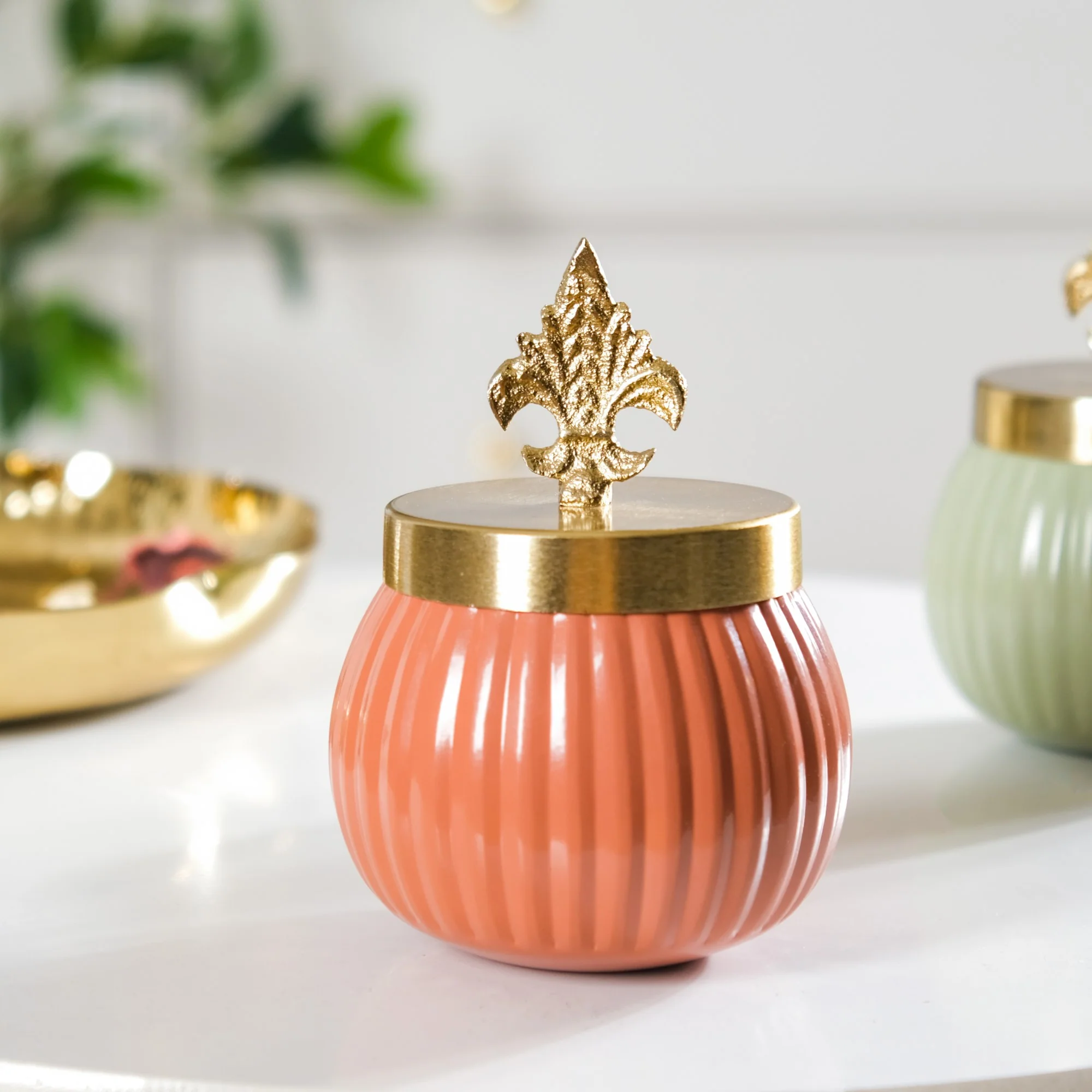 Metal Jar Set Of 2 - Image 5