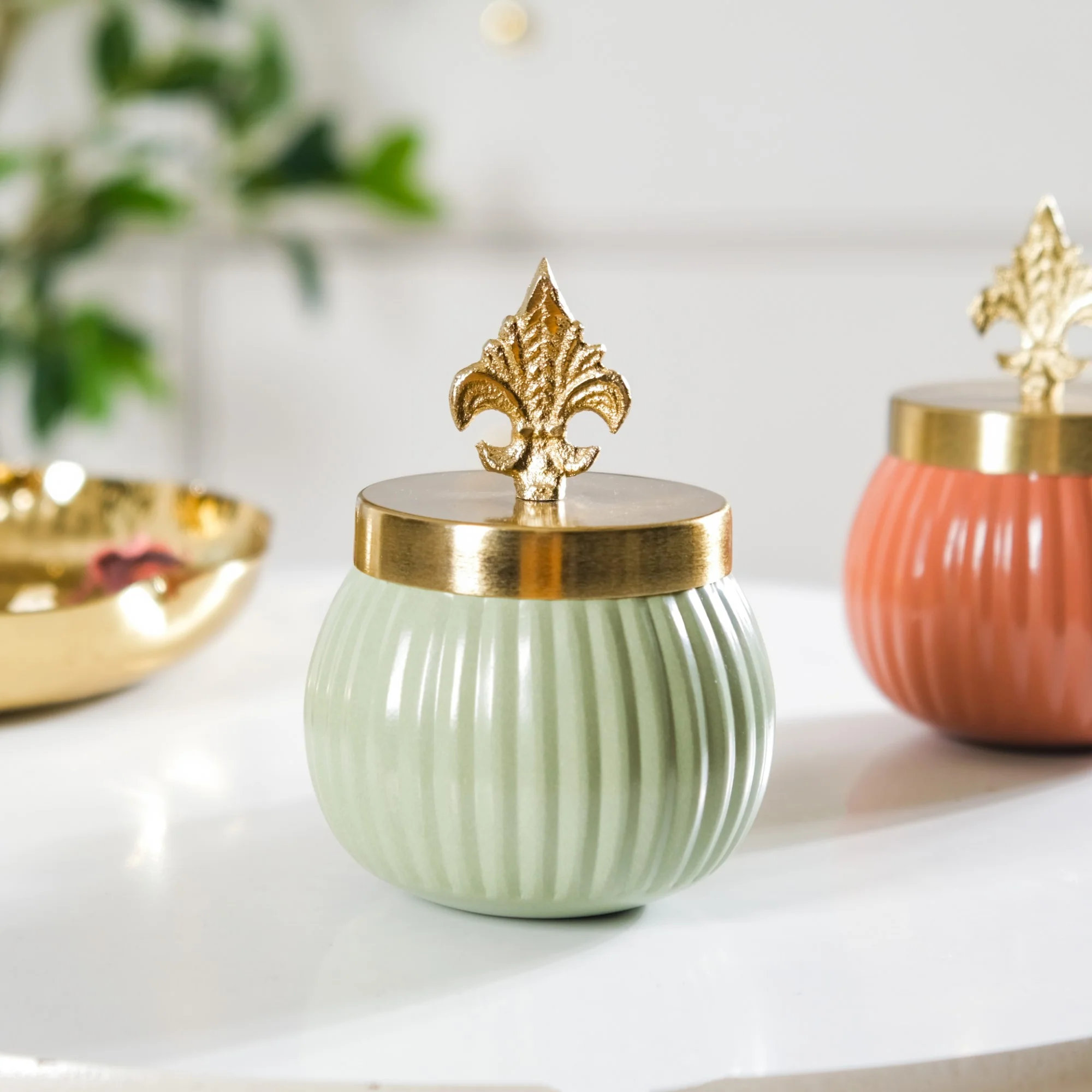 Metal Jar Set Of 2 - Image 9