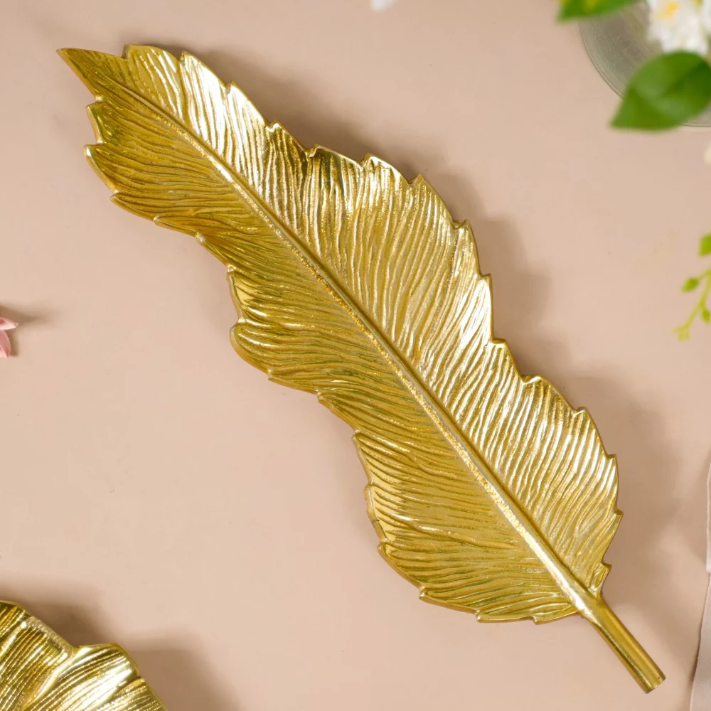 Metal Platter Gold 19 Inch - Image 6