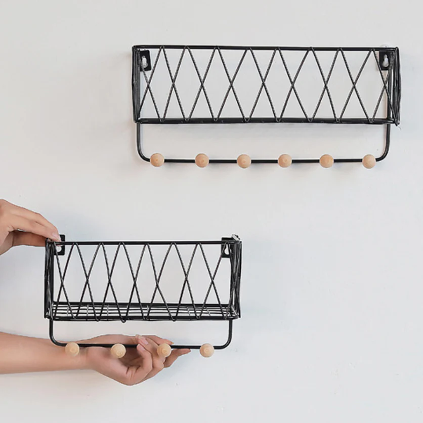 Metal Wall Shelf Rack - Image 11