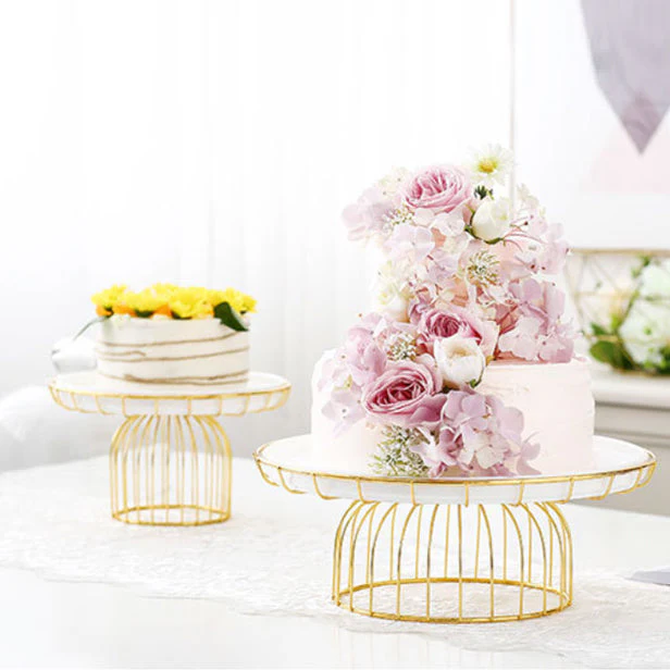 Metallic Cake Stand 11 Inch - Image 4