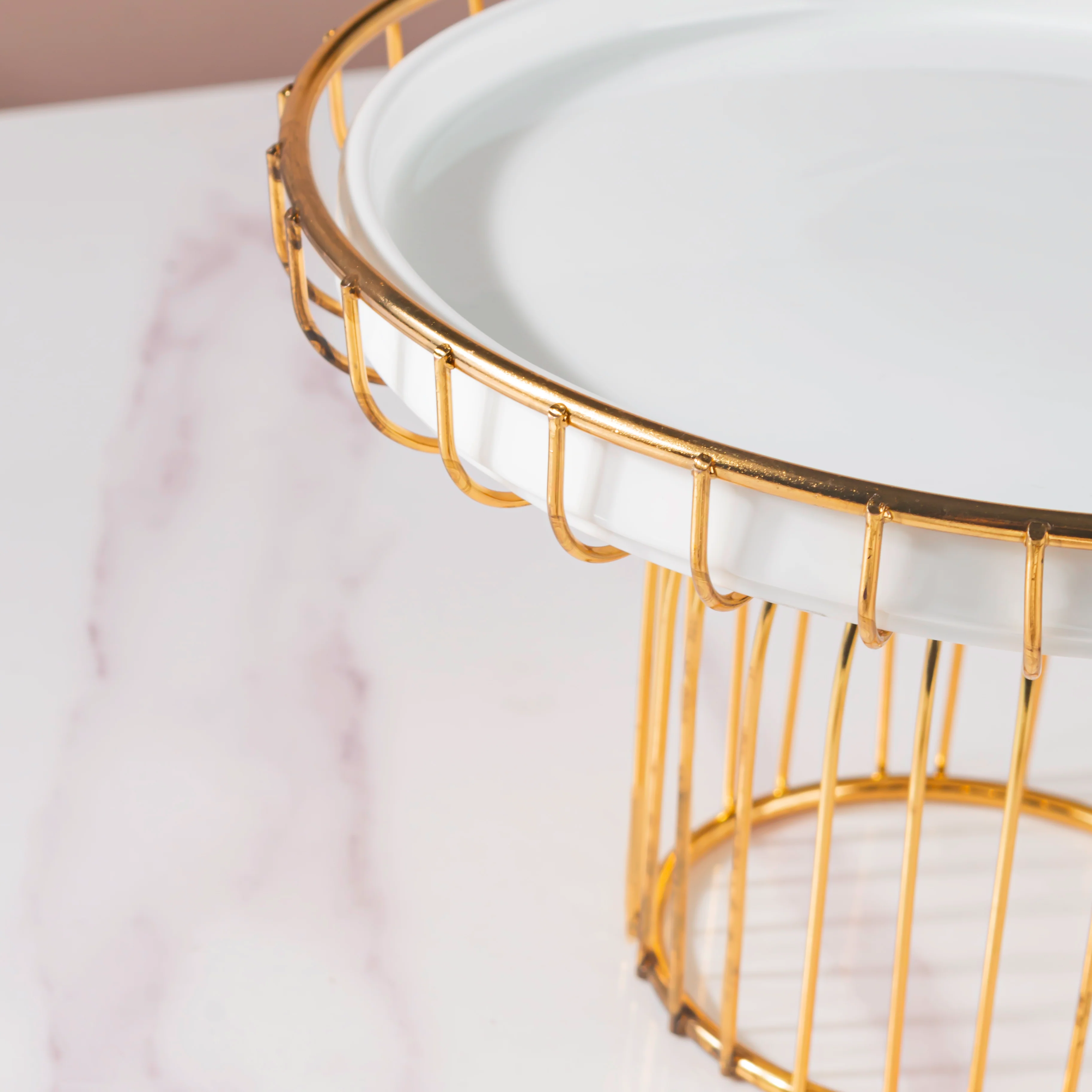 Metallic Cake Stand 8 inch - Image 11