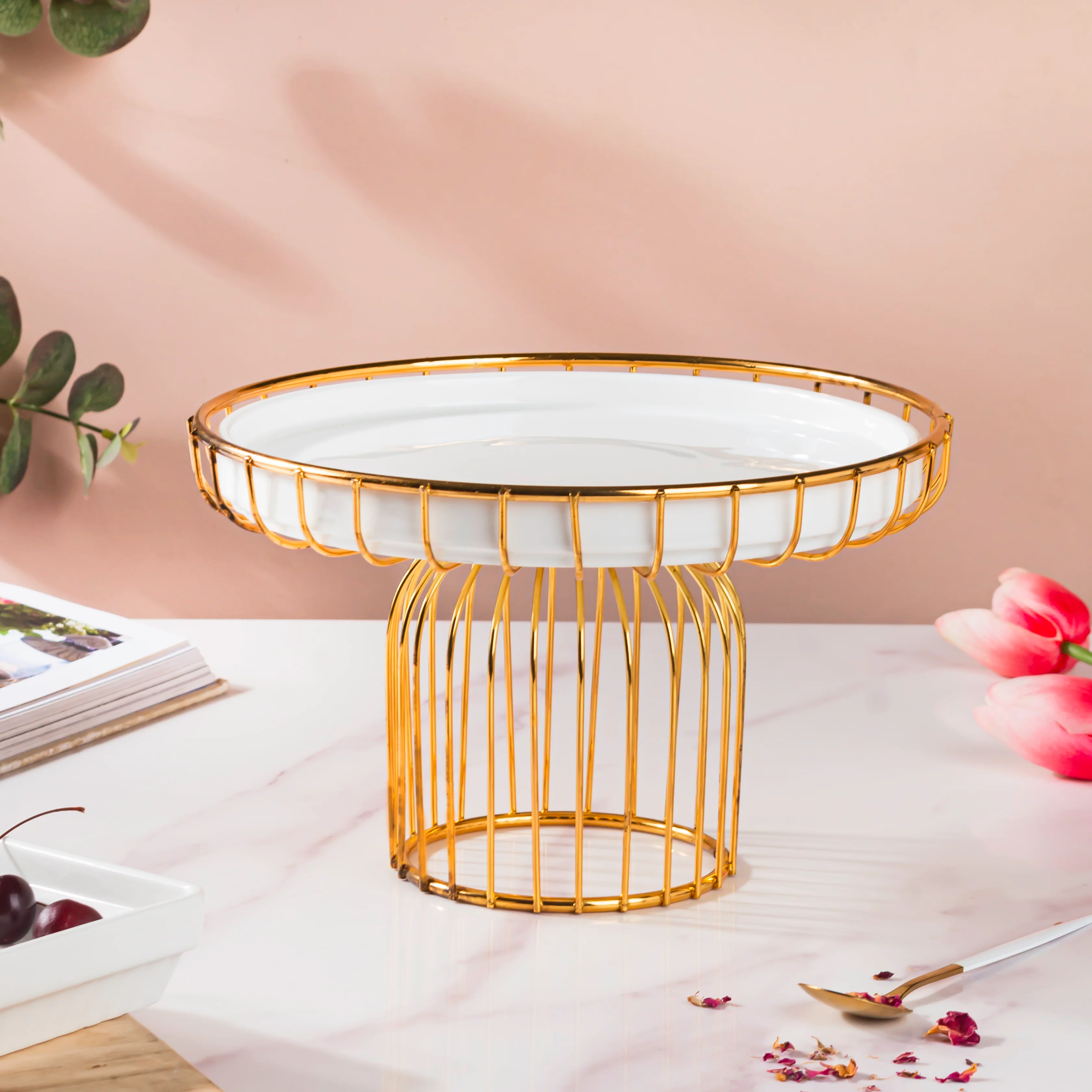 Metallic Cake Stand 8 inch - Image 14