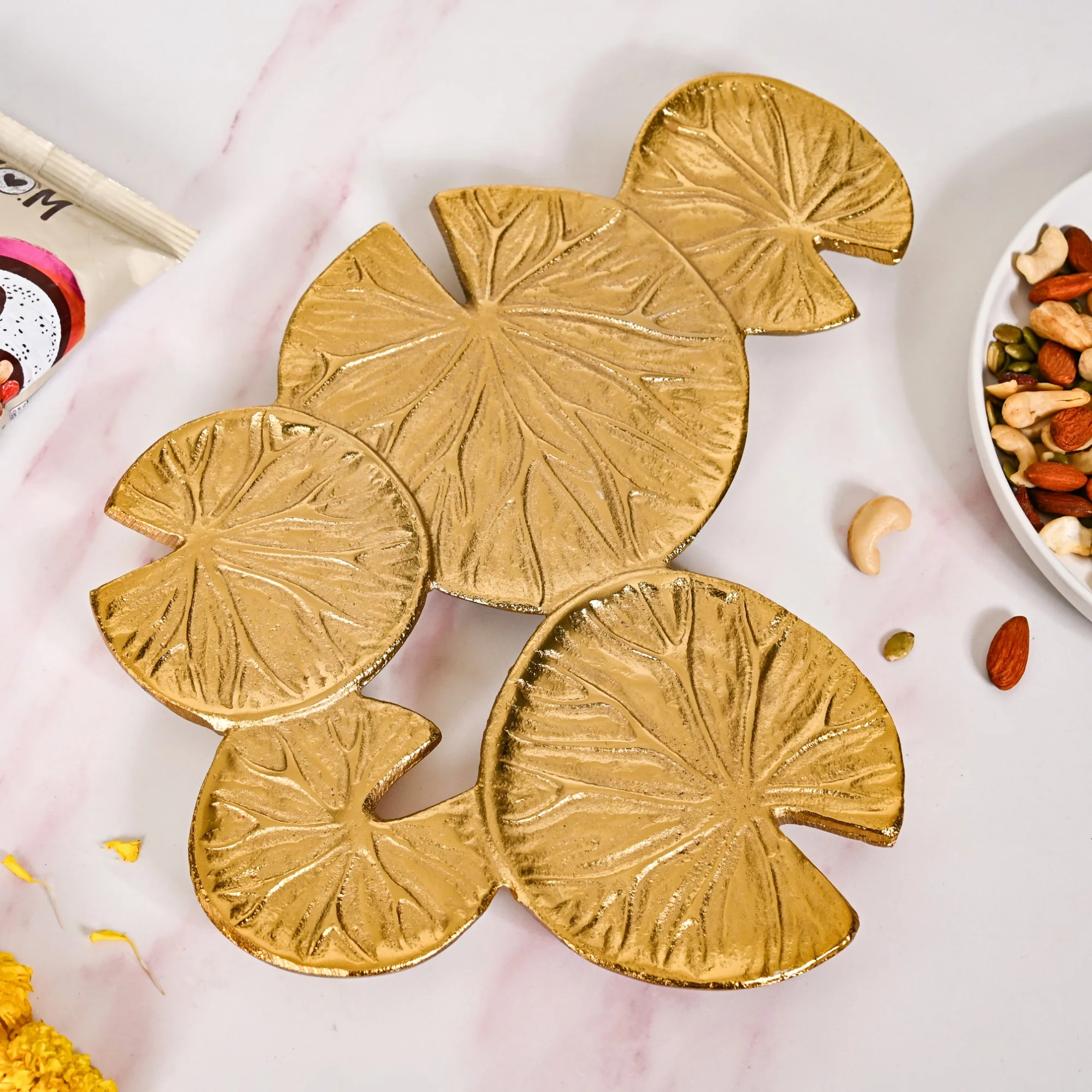 Metallic Luxury Festive Diwali Gift Hamper - Image 3