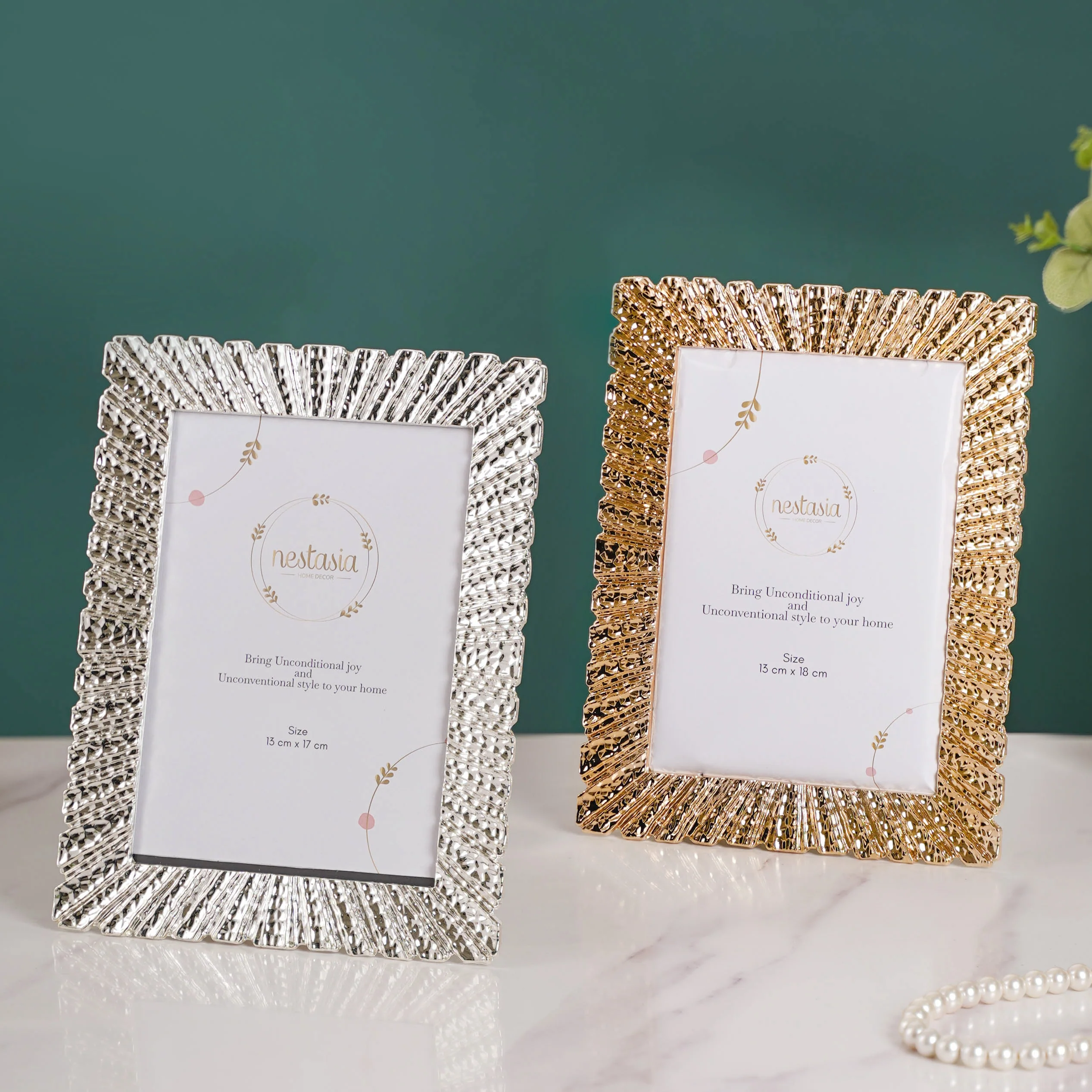 Metallic Memory Photo Frame Large