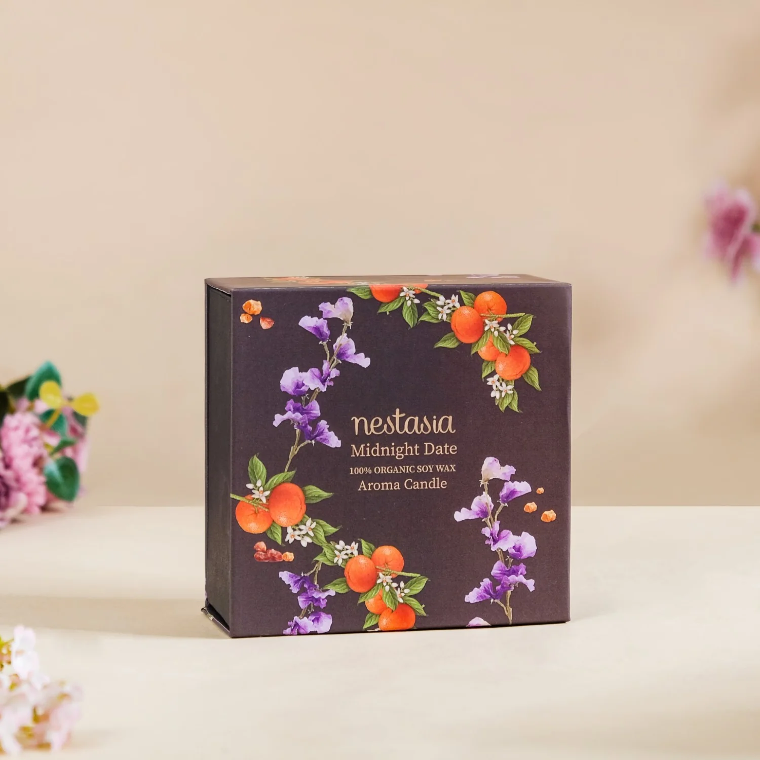 Midnight Date Scented Candle Jar For Aromatherapy 170ml - Image 10