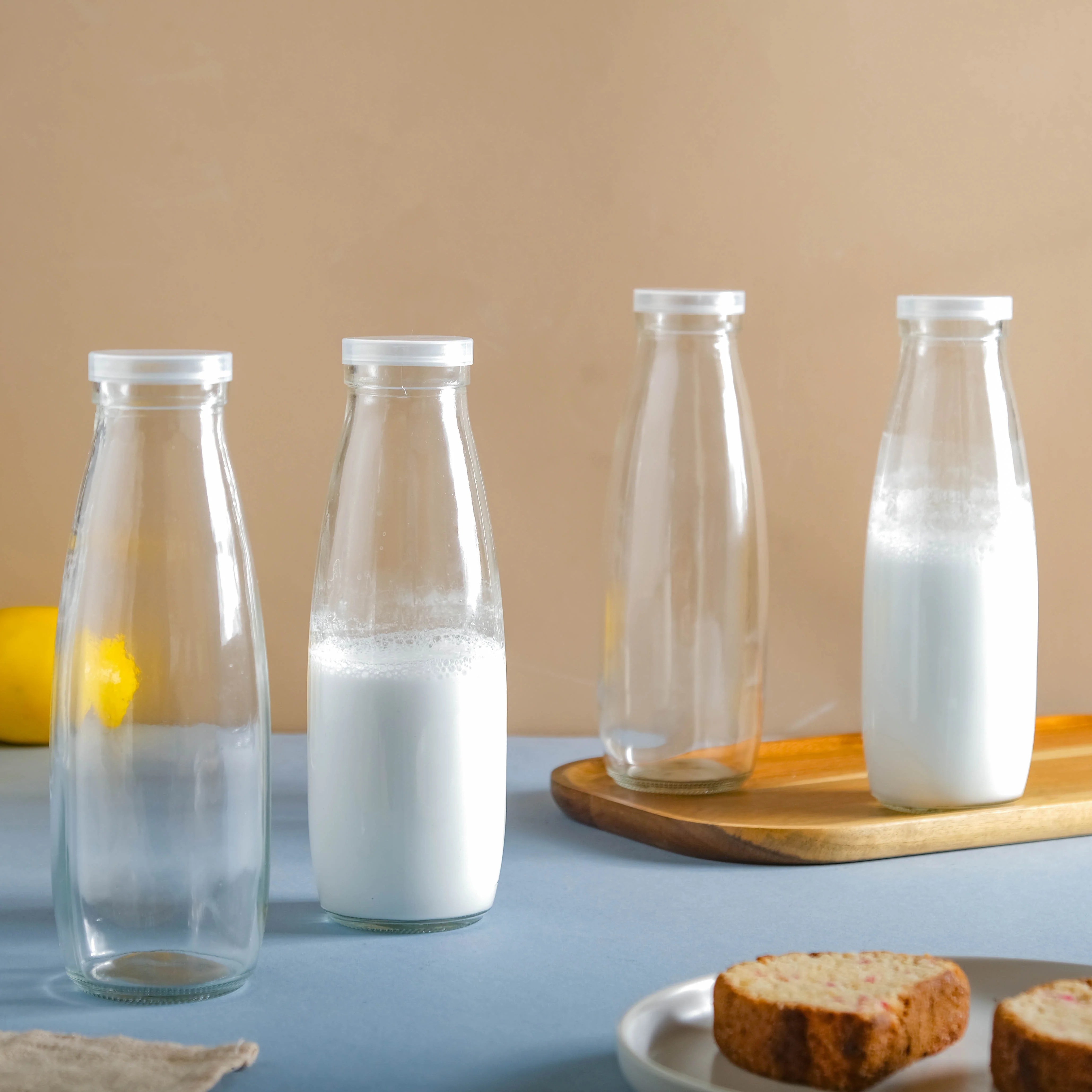Milk Bottle with Lid Set of 4 - Image 8