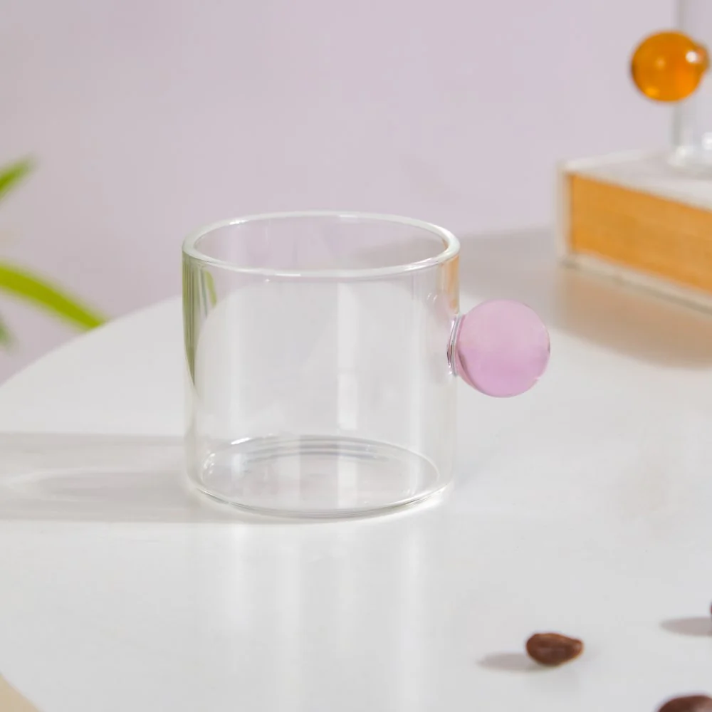 Mini Espresso Shot Glass Cup Pink 70ml - Image 7