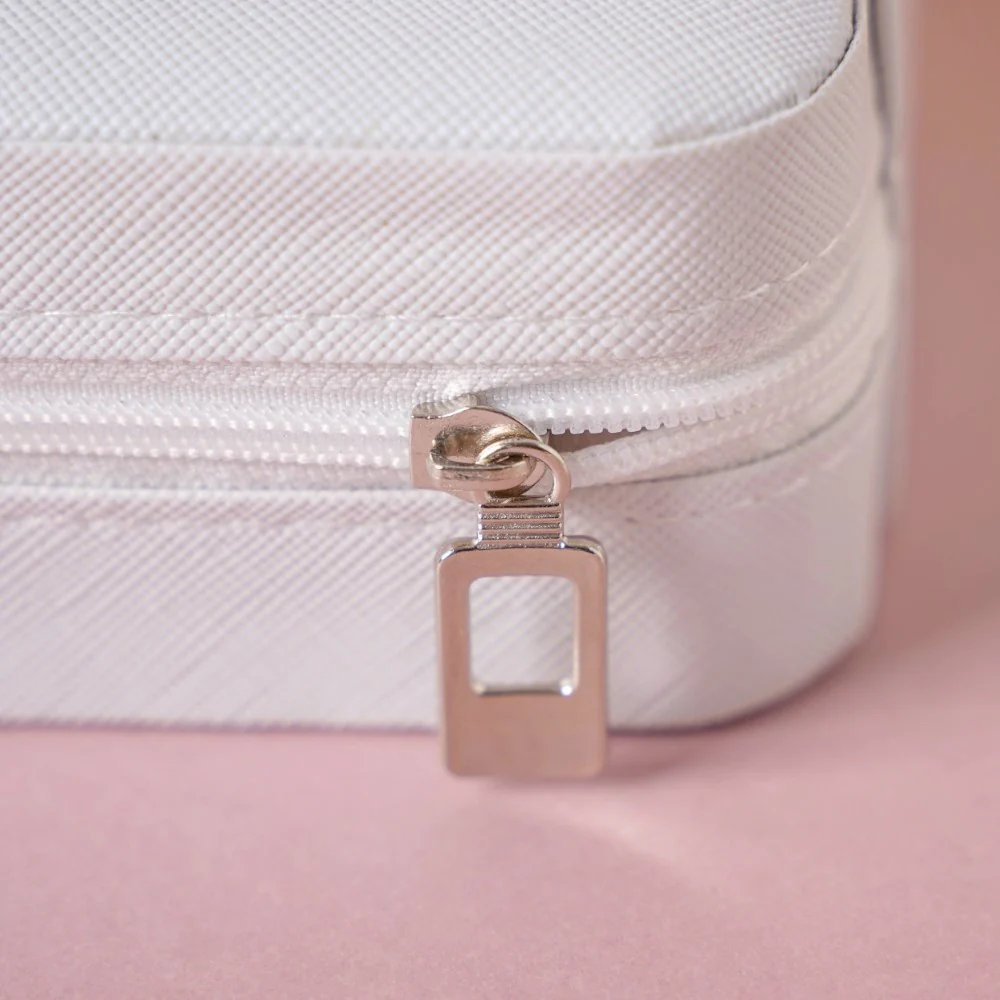 Mini Jewellery Storage Box White - Image 11