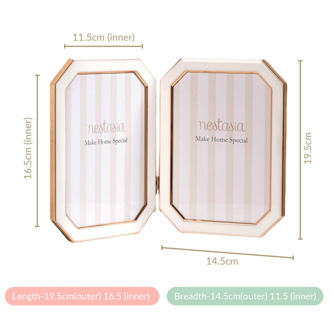 Minimal Photo Frame White 11"x5.5" - Image 6