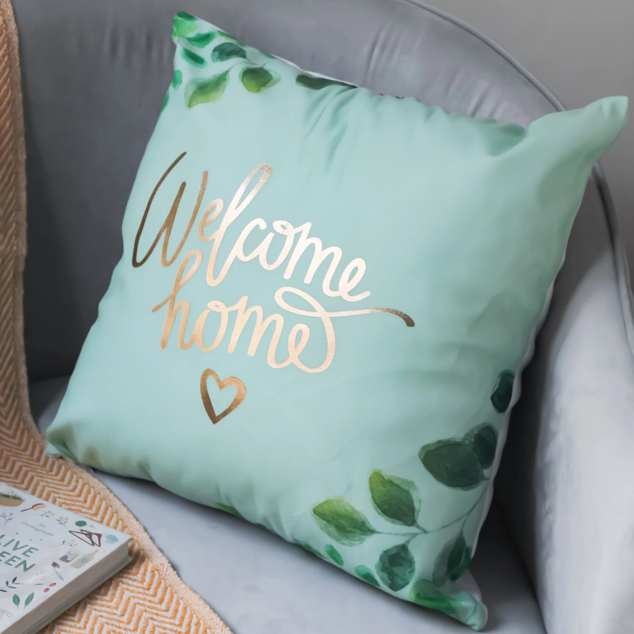 Mint Green Cushion Cover Set of 2 - Image 11