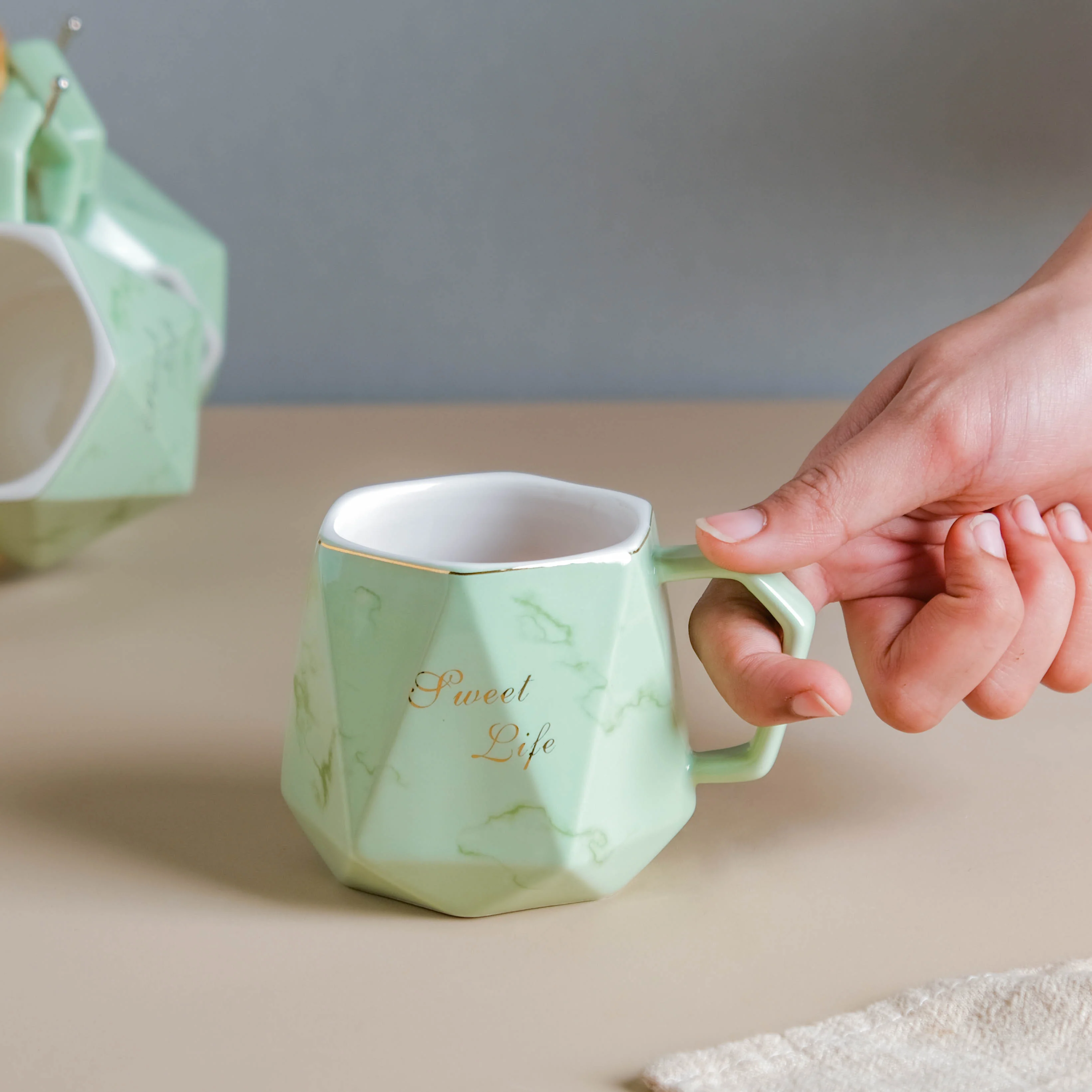 Mint Green Tea Set - Image 6