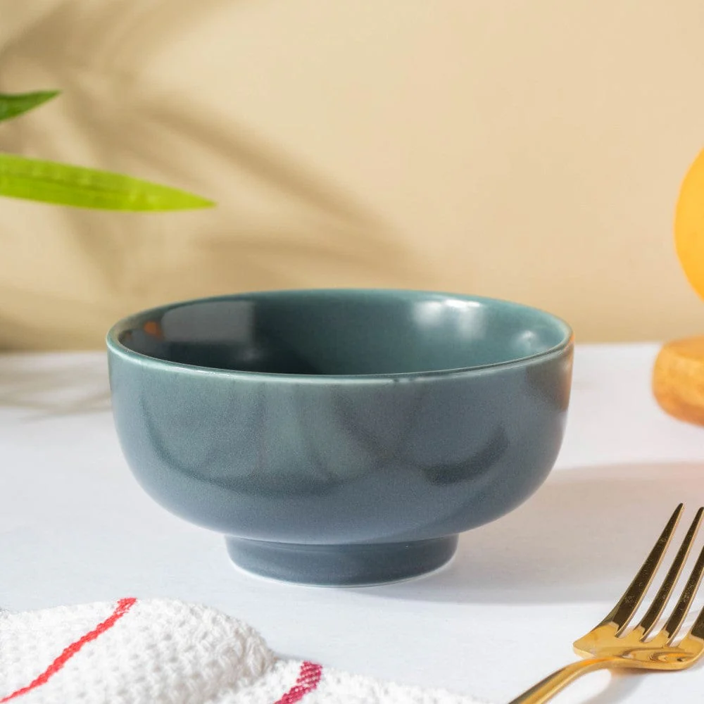 Miso Smooth Ceramic Snack Bowl Grey 200 ml - Image 4