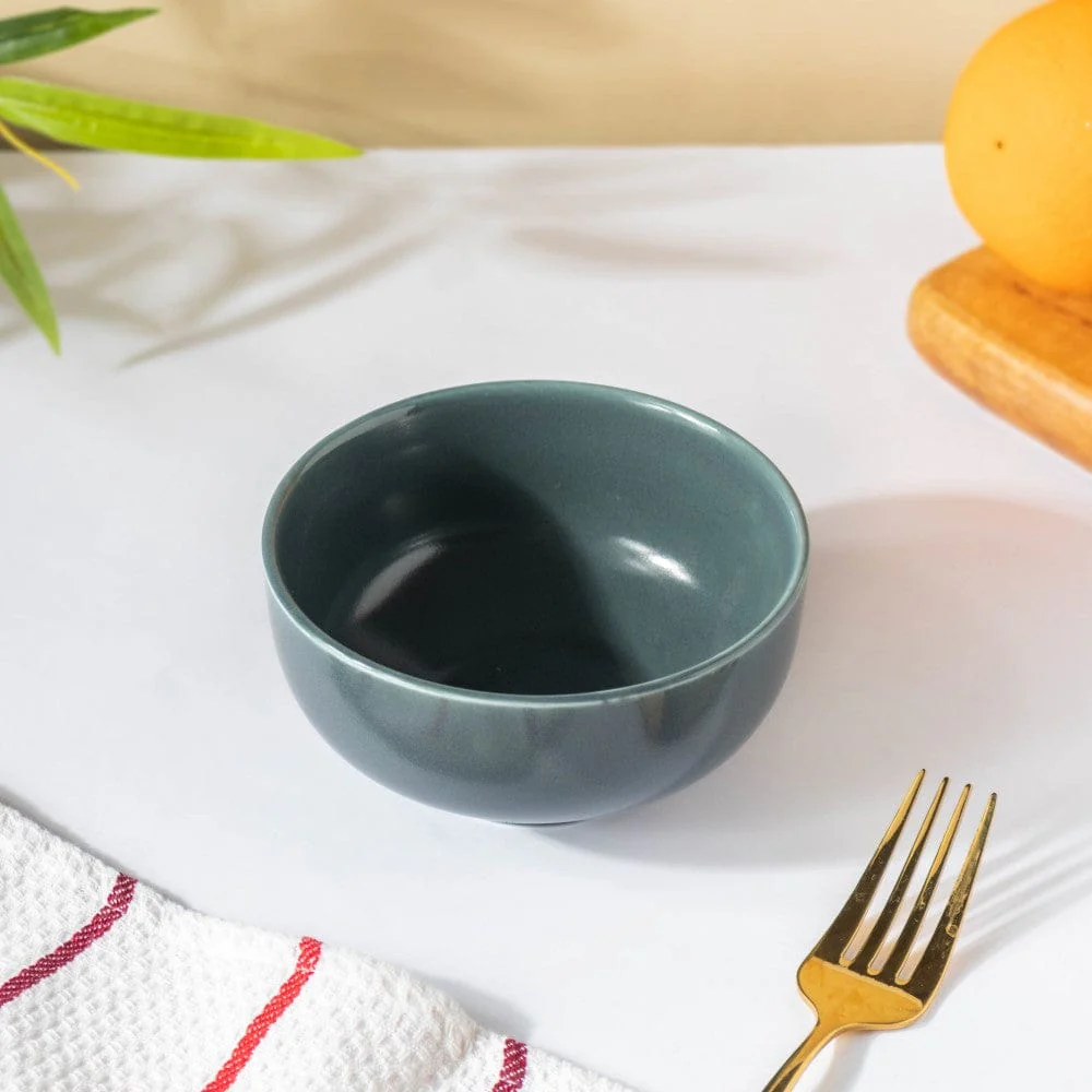 Miso Smooth Ceramic Snack Bowl Grey 200 ml - Image 5
