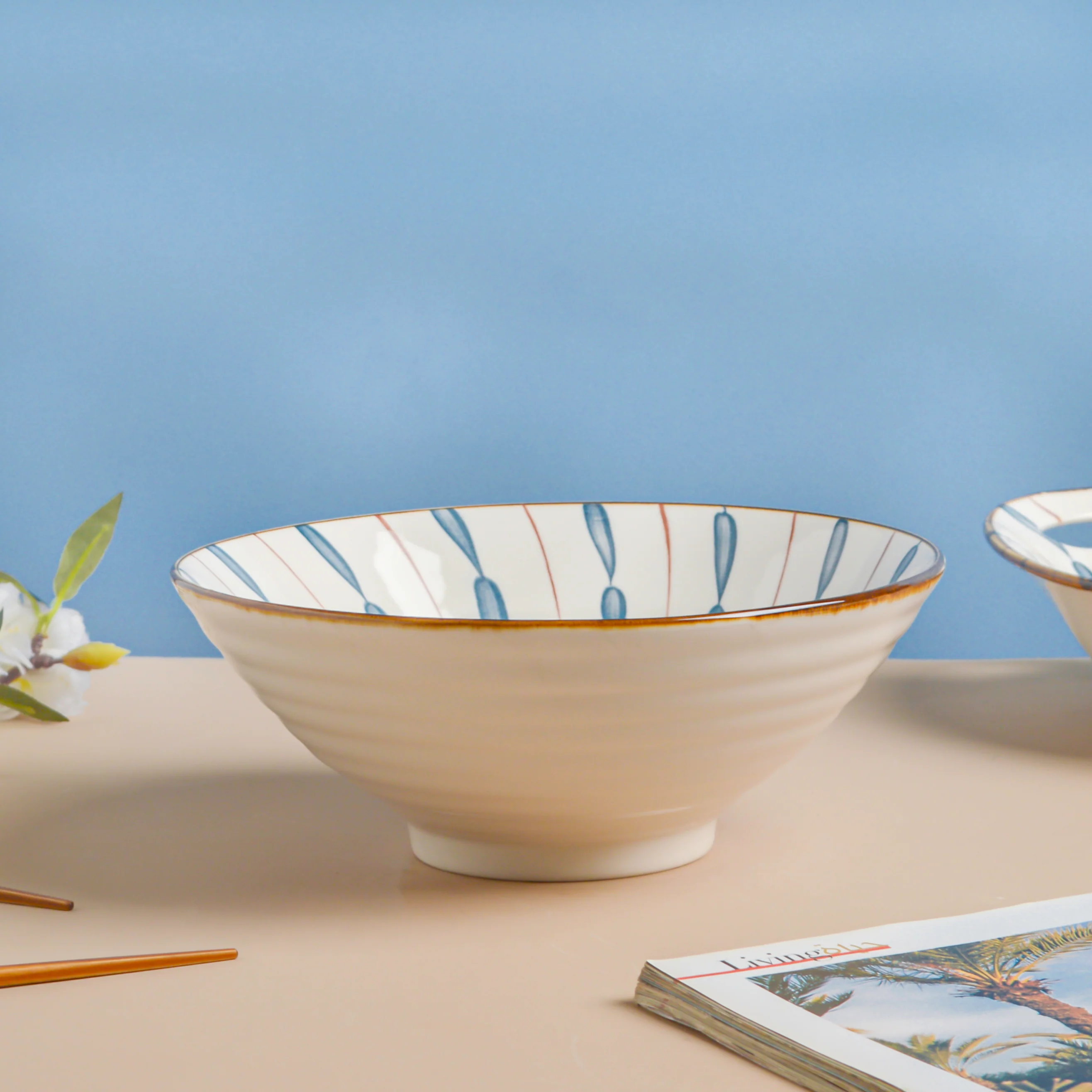 Mizo Teardrop Ceramic Ramen Bowl 900 ml - Image 4