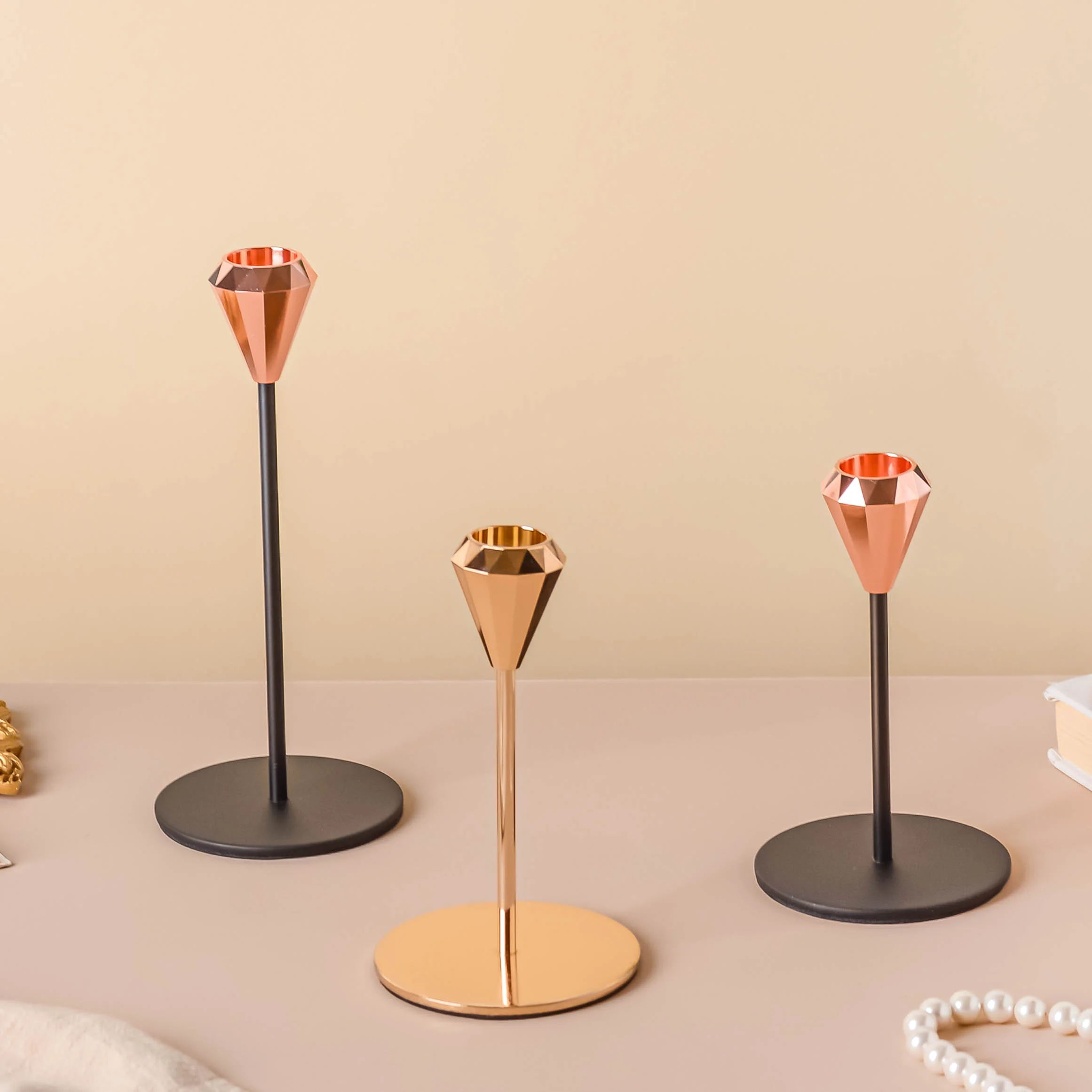 Modern Candle Holder Set of 2 - Image 11