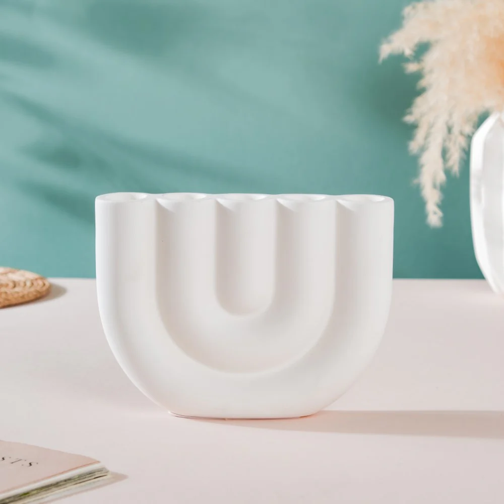 Modern Ceramic Tube Candle Holder 5 Arms - Image 6