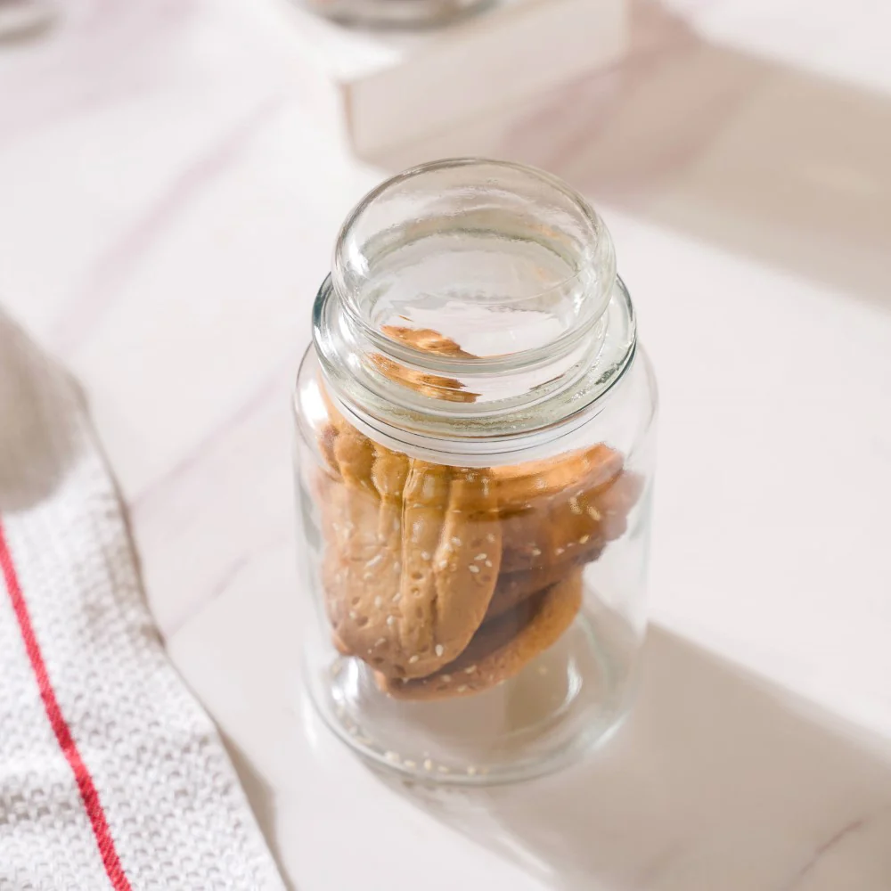 Modern Glass Jar Large Set Of 4 800ml - Image 6