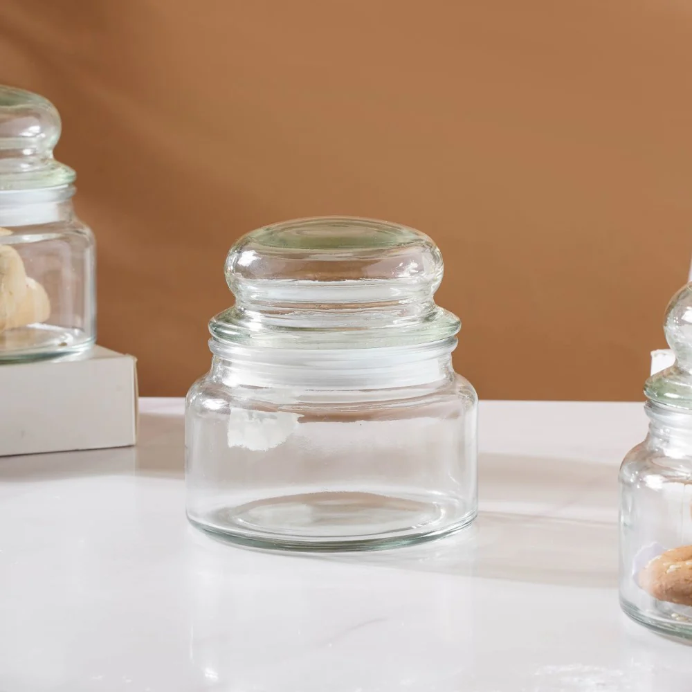 Modern Glass Jar Small Set Of 6 250ml - Image 5