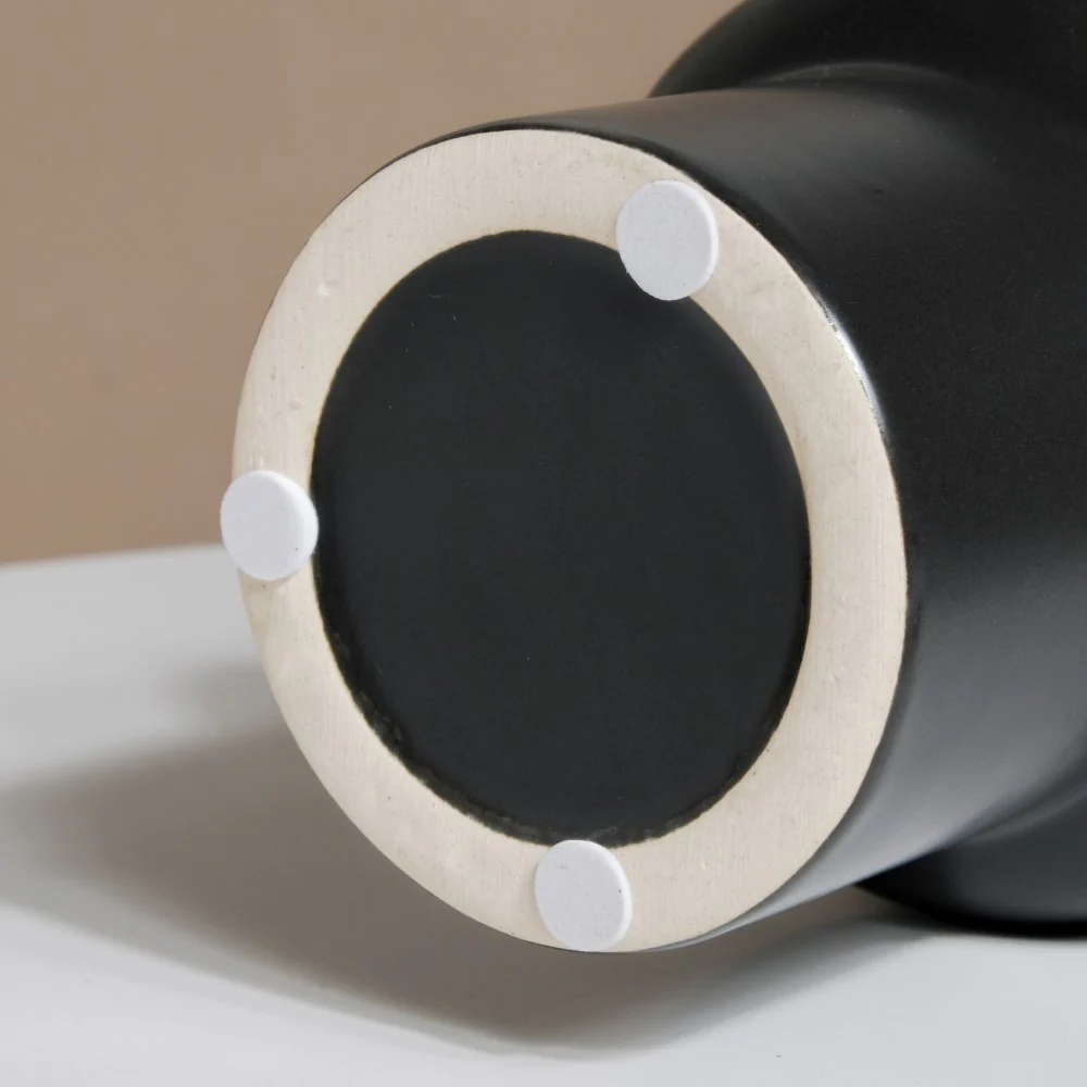 Modern Luxe Tall Tube Vase Black - Image 8
