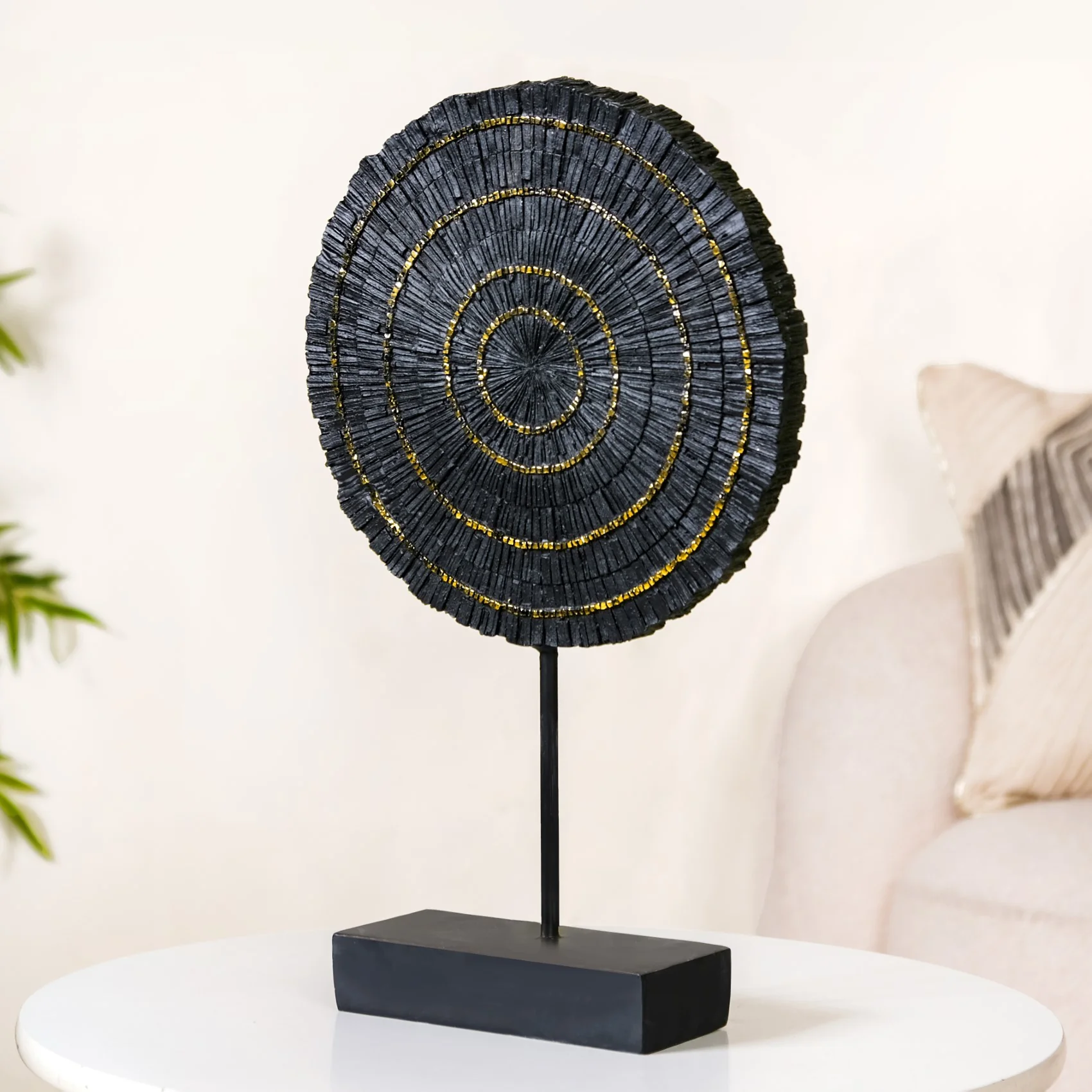 Modern Mystique Decor Showpiece Black - Image 3