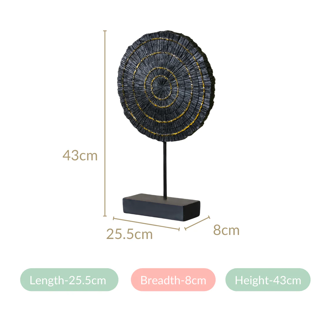 Modern Mystique Decor Showpiece Black - Image 5