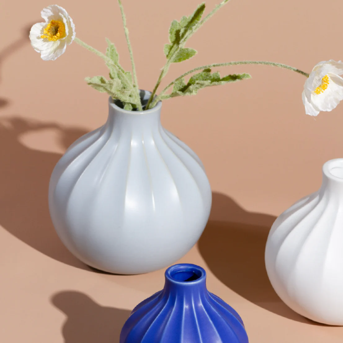 Modern Ribbed Vase - Image 12