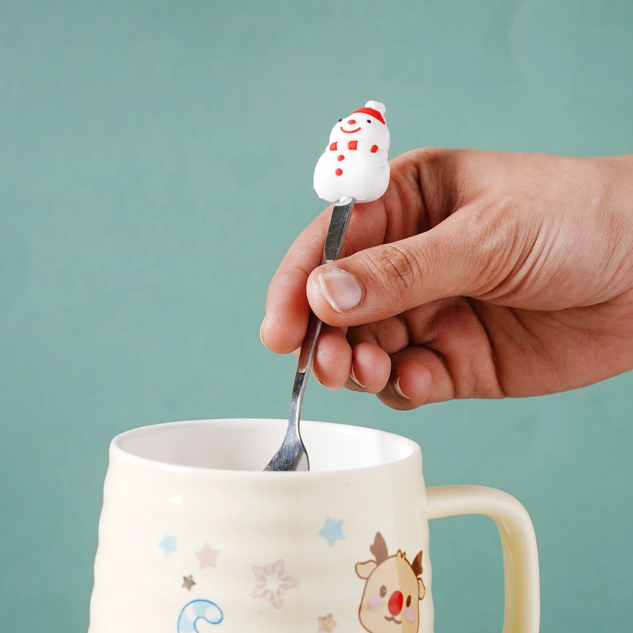 Modern Textured Ceramic Cup - Image 10