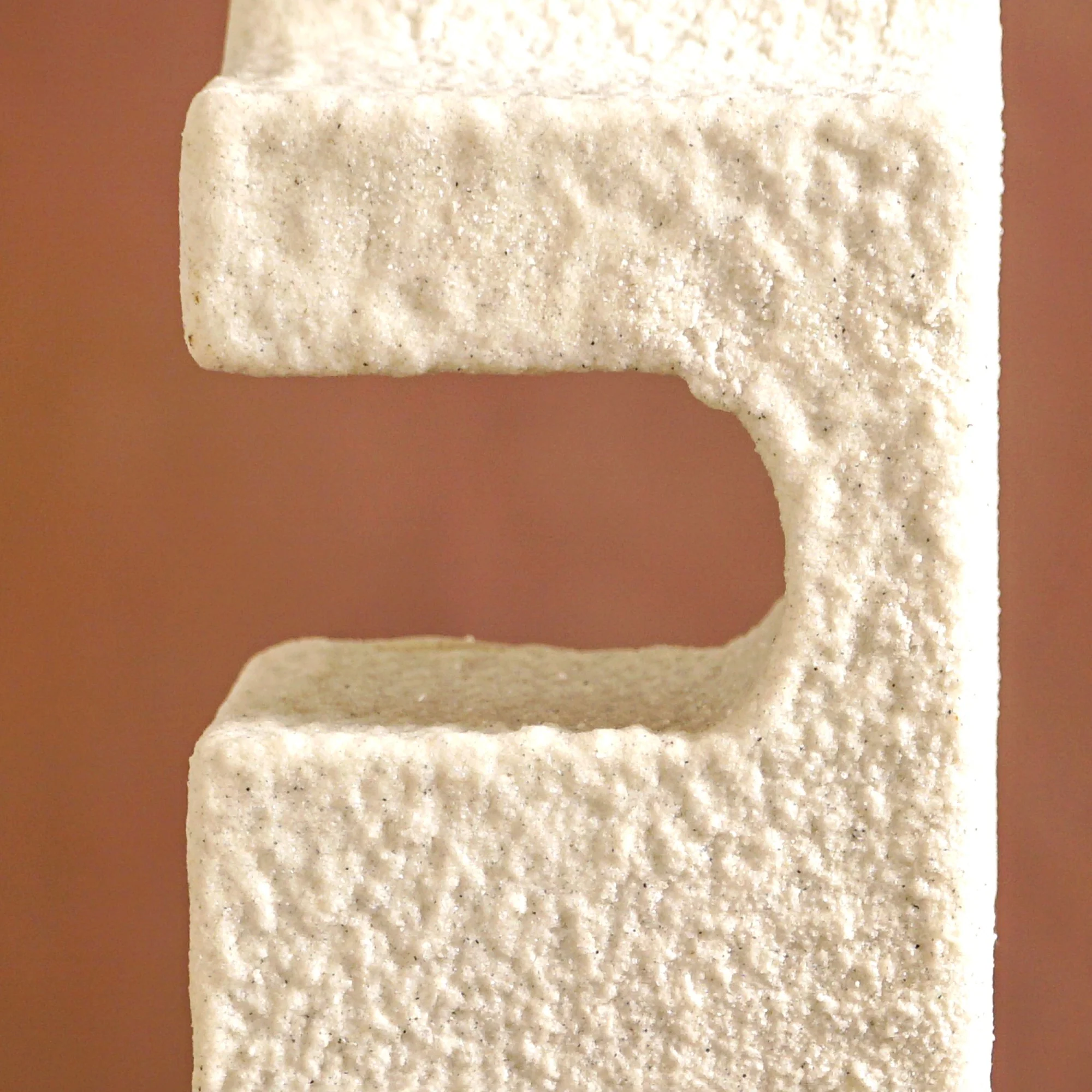 Modern Textured Geometric Statue Tall - Image 5