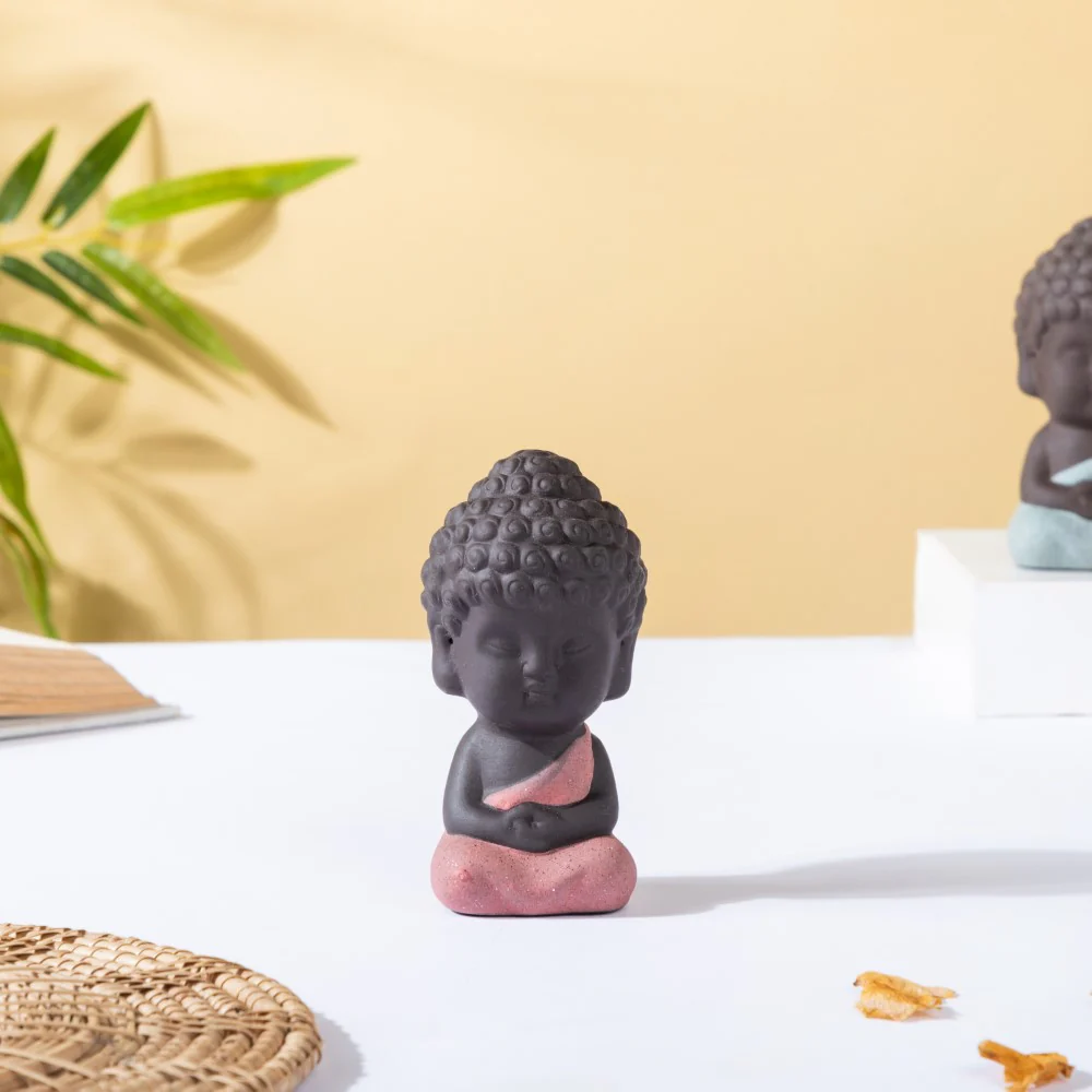 Monk Showpiece Set Of 4 - Image 5