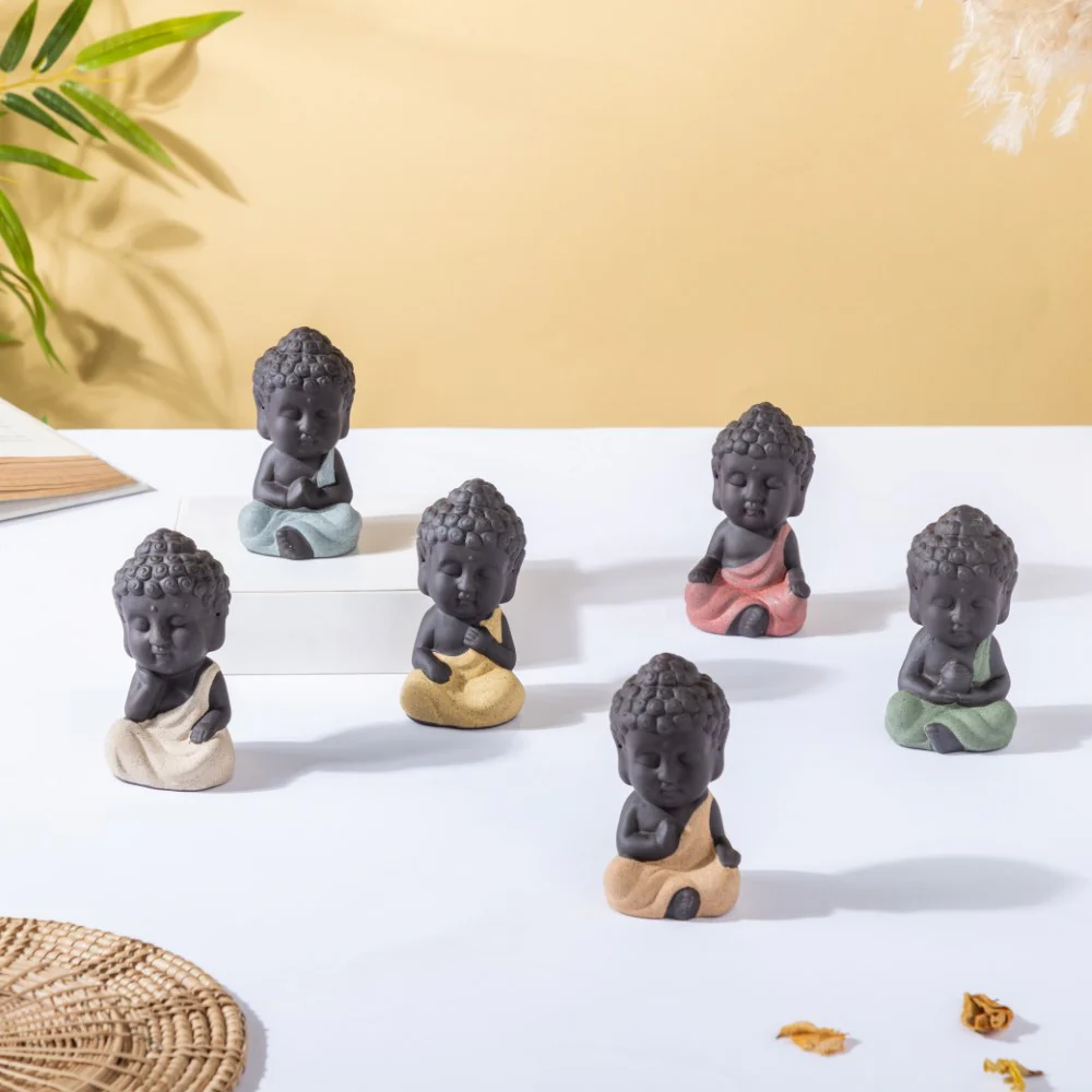Monk Showpiece Set Of 6 - Image 3